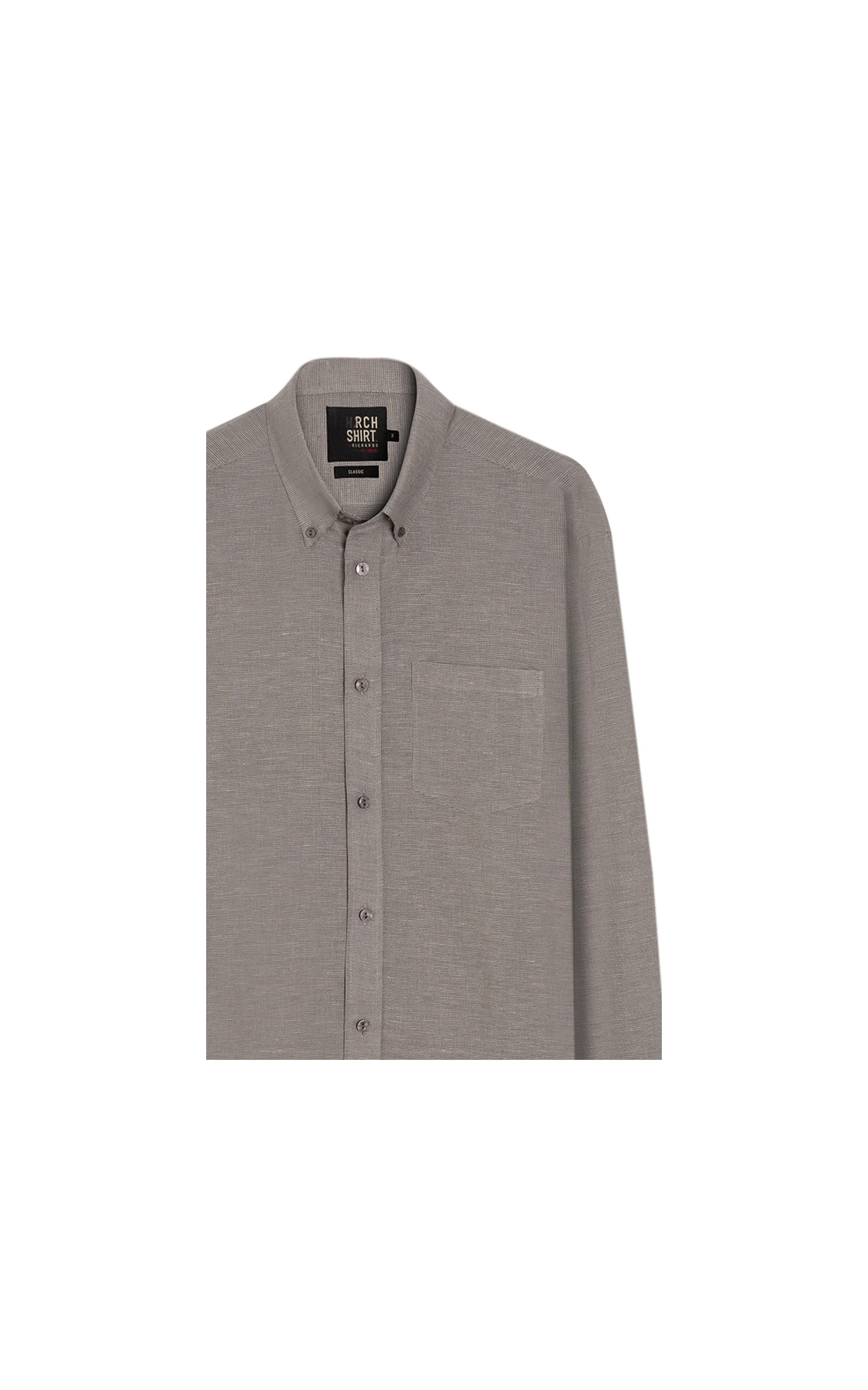 Camisa Linho Blend  Marco Ml Marrom