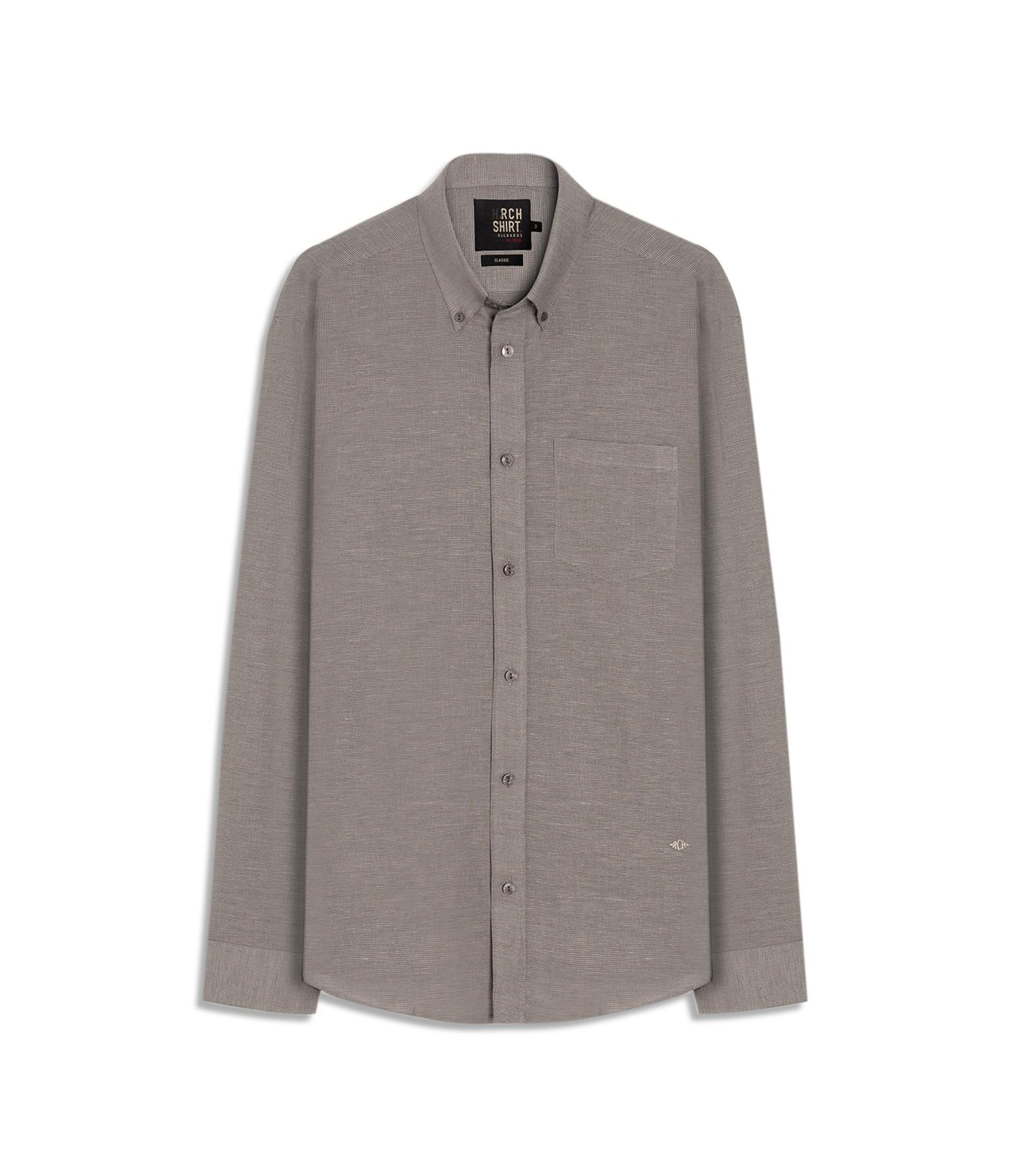 Camisa Linho Blend  Marco Ml Marrom