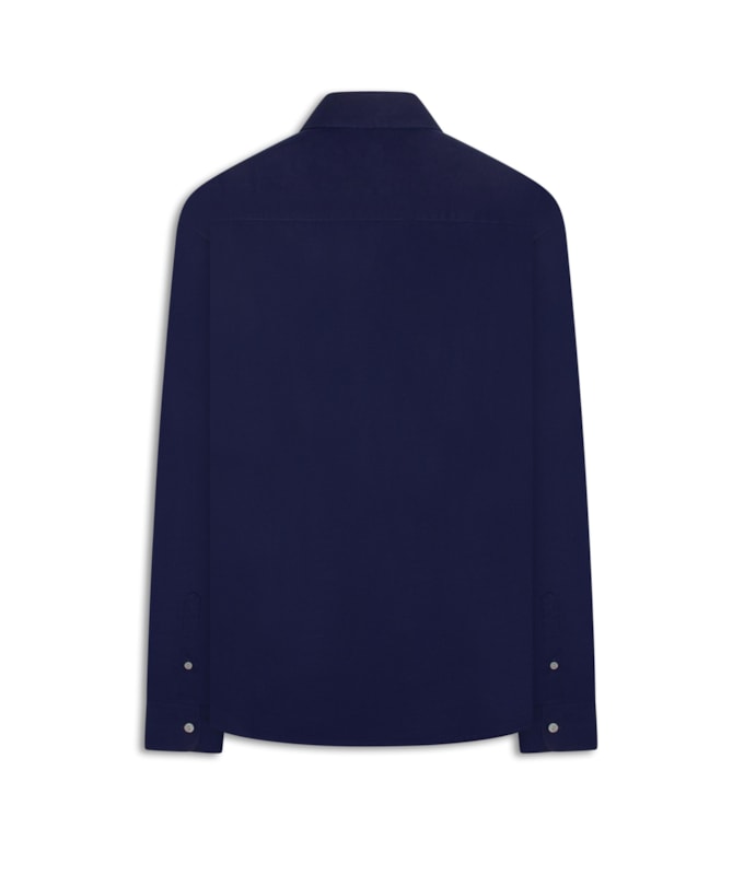 Camisa Linho Blend Purple Blue