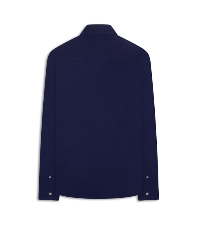Camisa Linho Blend Purple Blue