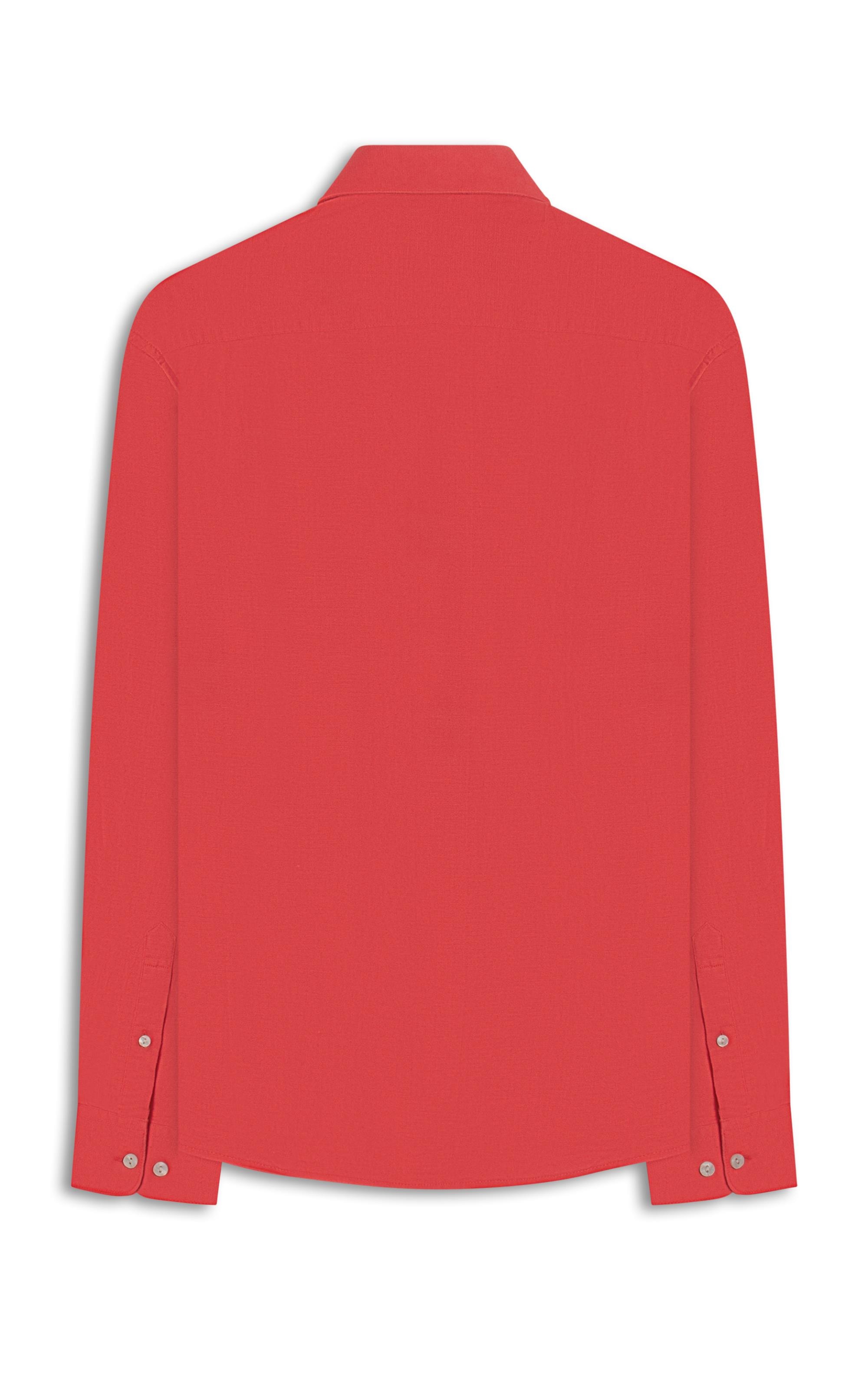 Camisa Linho Blend Rosa