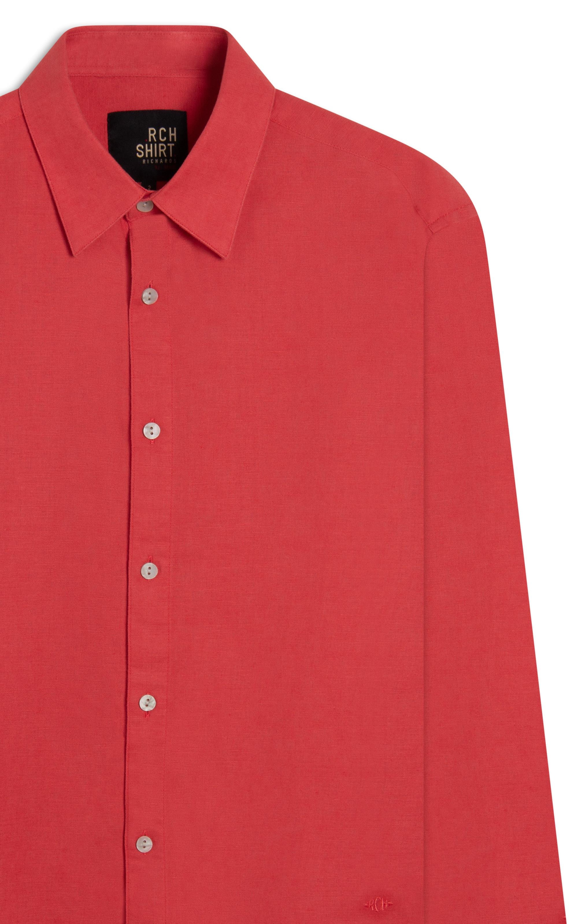 Camisa Linho Blend Rosa