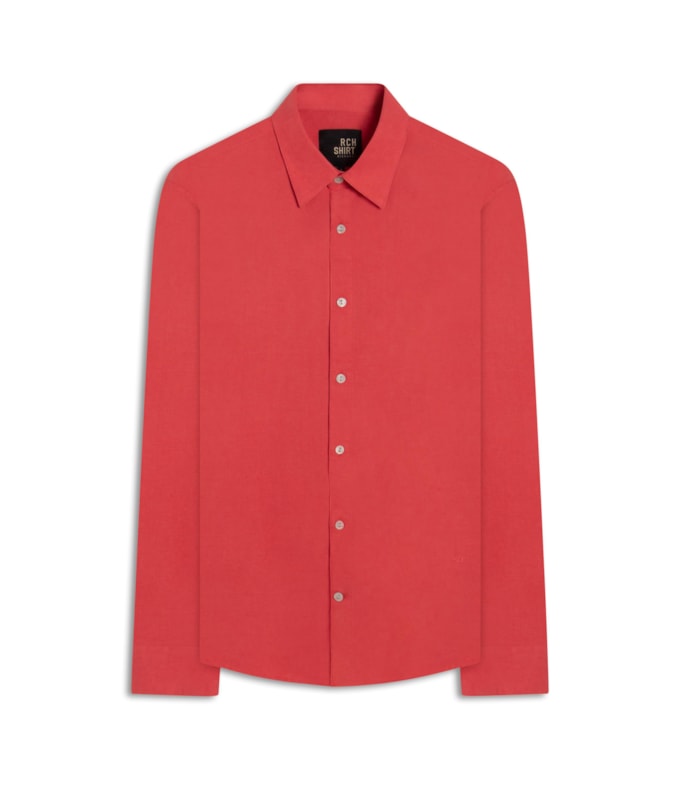 Camisa Linho Blend Rosa