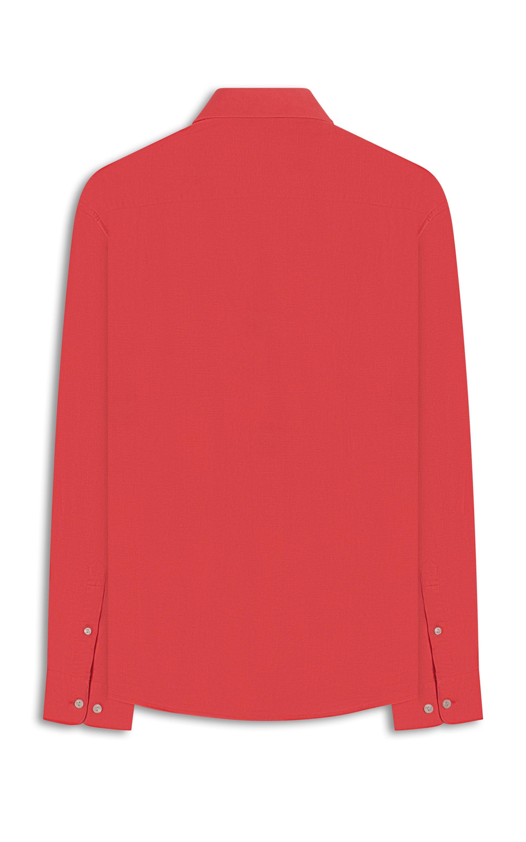 Camisa Linho Blend Rosa