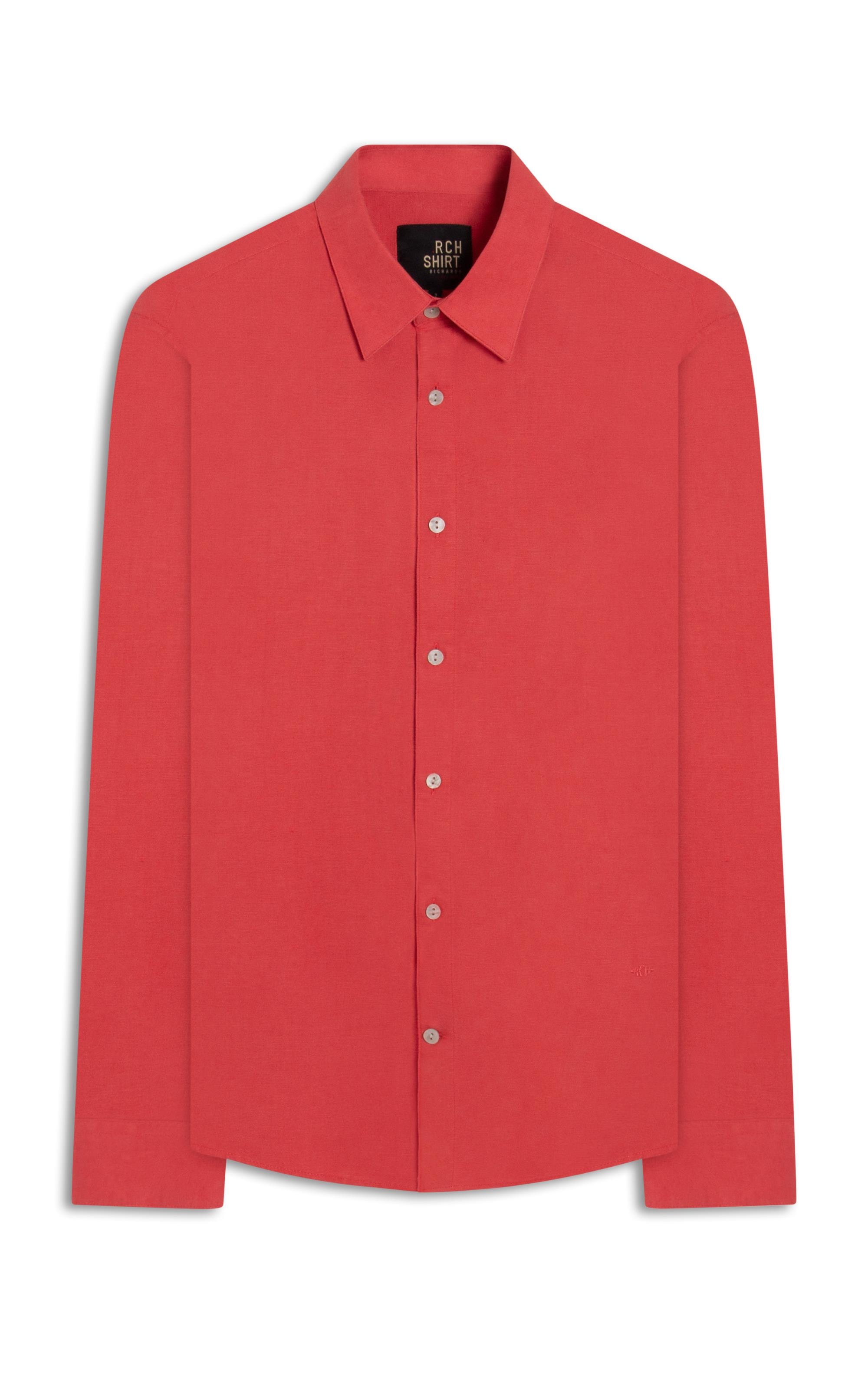 Camisa Linho Blend Rosa