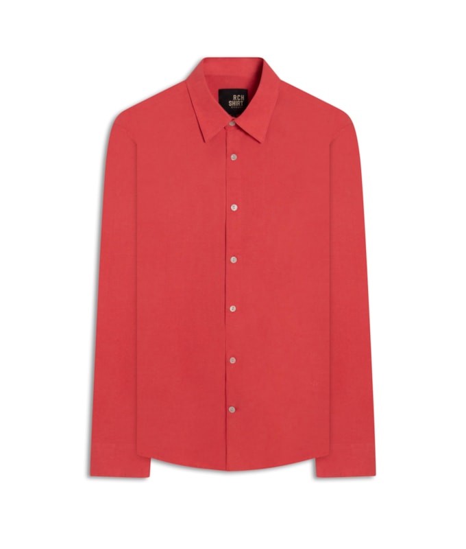 Camisa Linho Blend Rosa