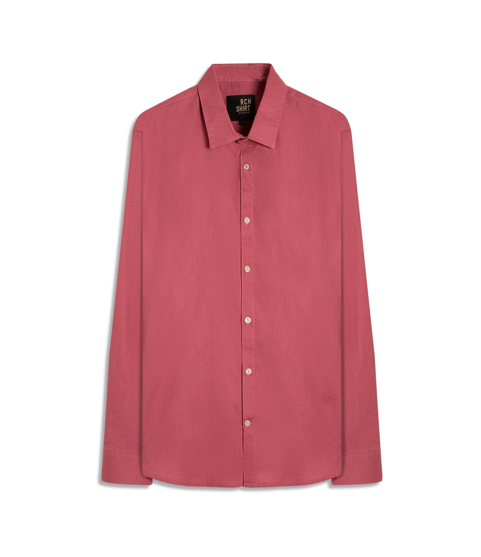 Camisa Linho Blend Rosa Velho