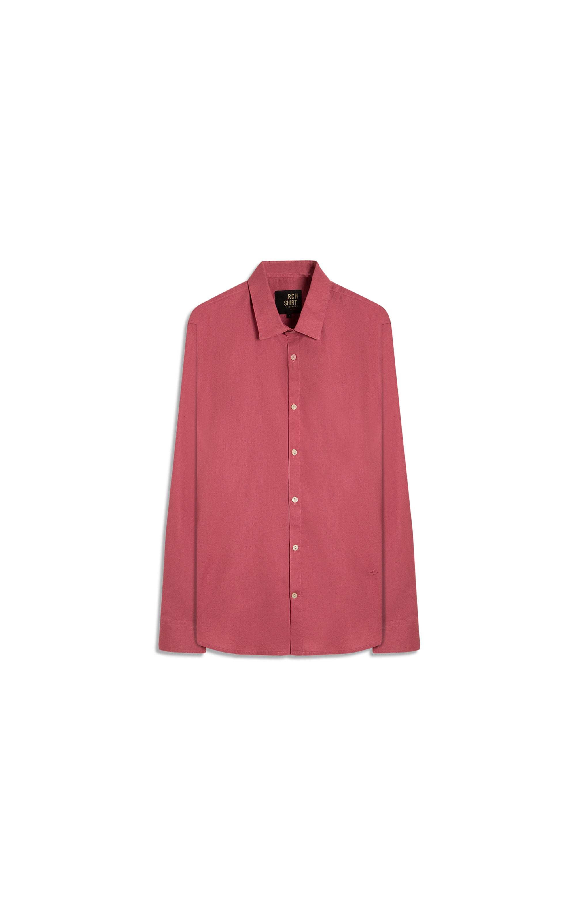 Camisa Linho Blend Rosa Velho