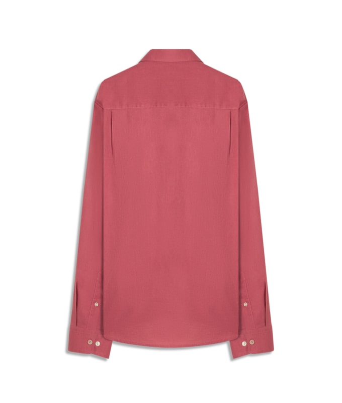 Camisa Linho Blend Rosa Velho