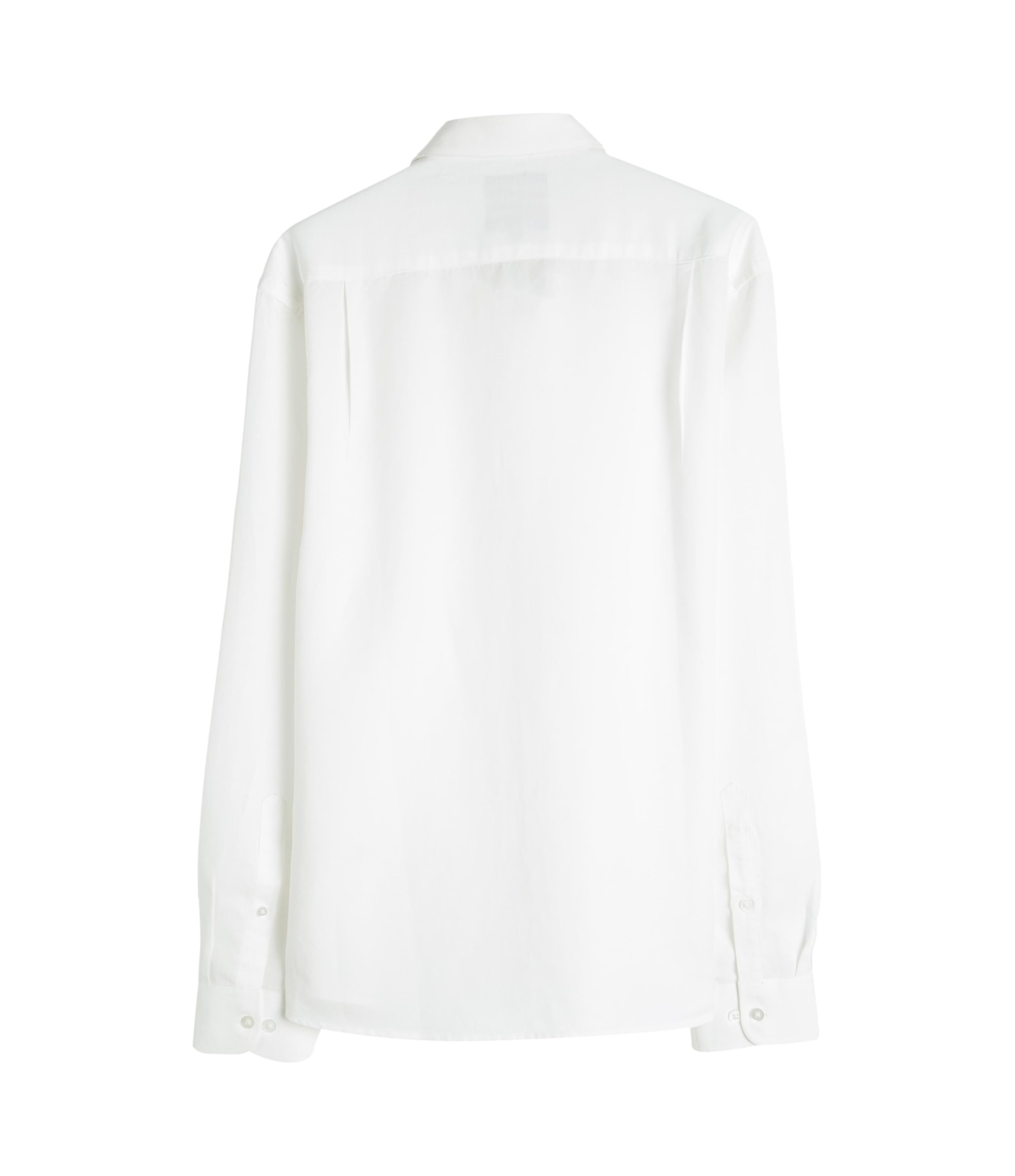Camisa Linho Blend Tencel Ml Branco