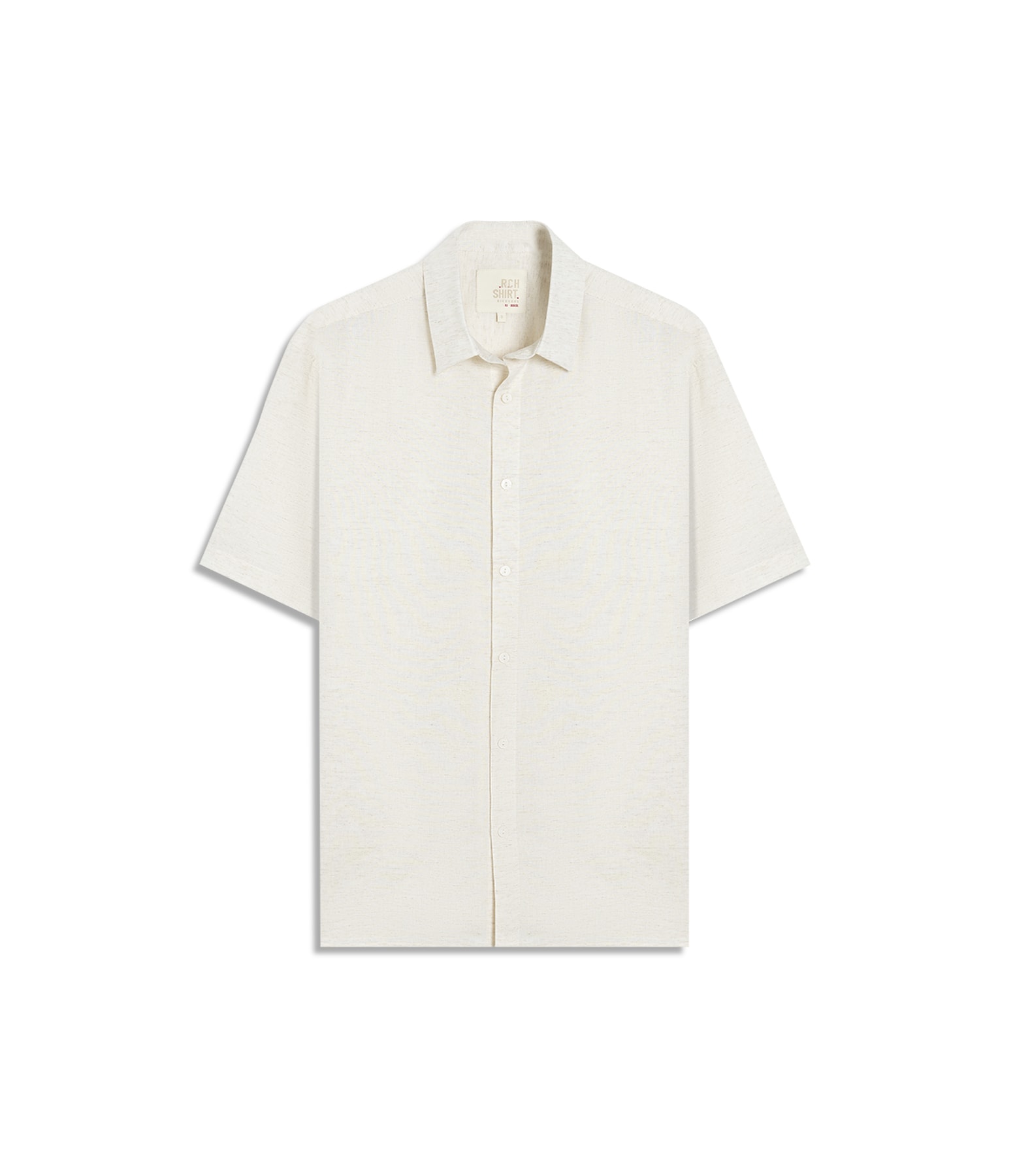 Camisa Linho Blend Visco Mc Natural