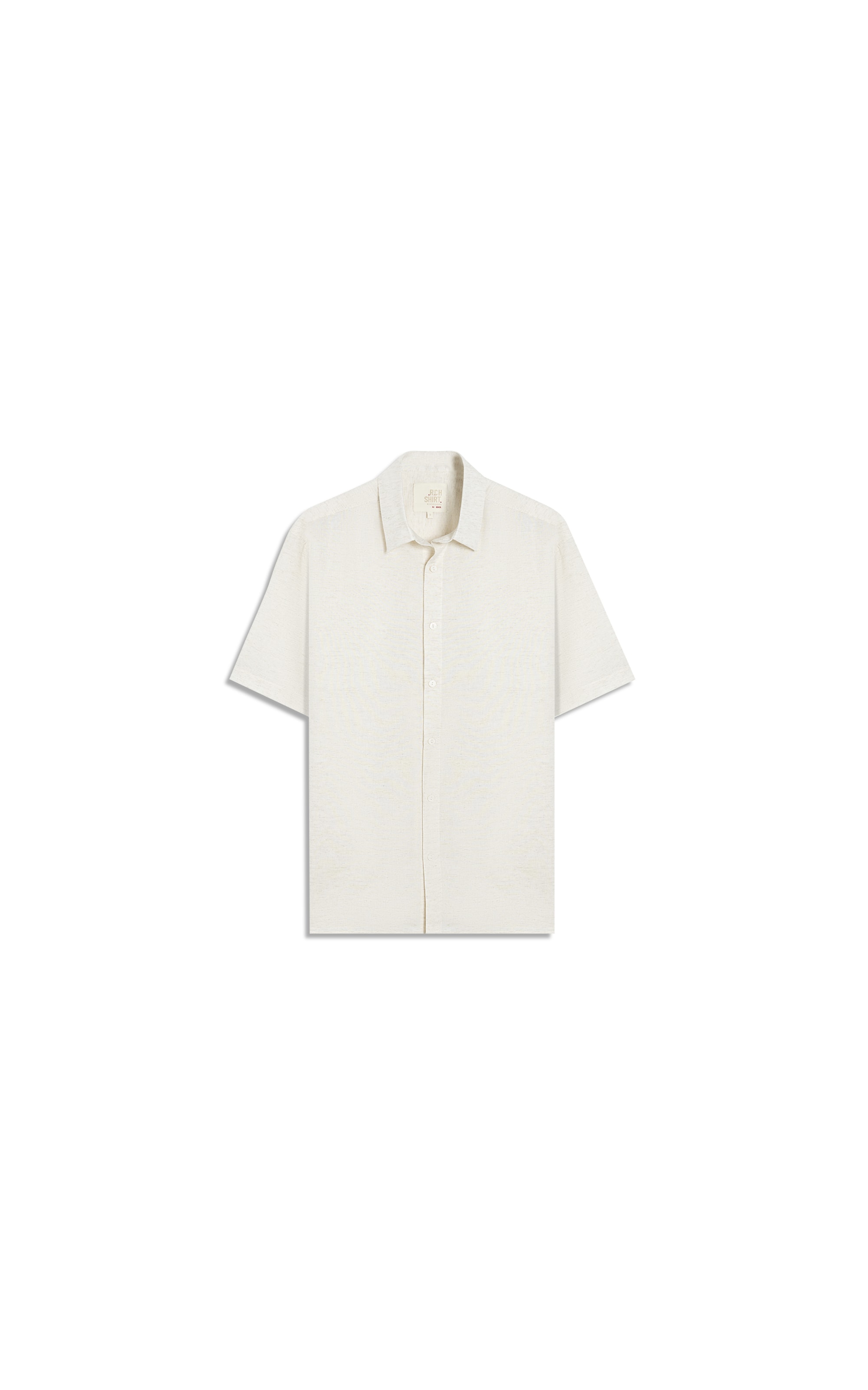 Camisa Linho Blend Visco Mc Natural