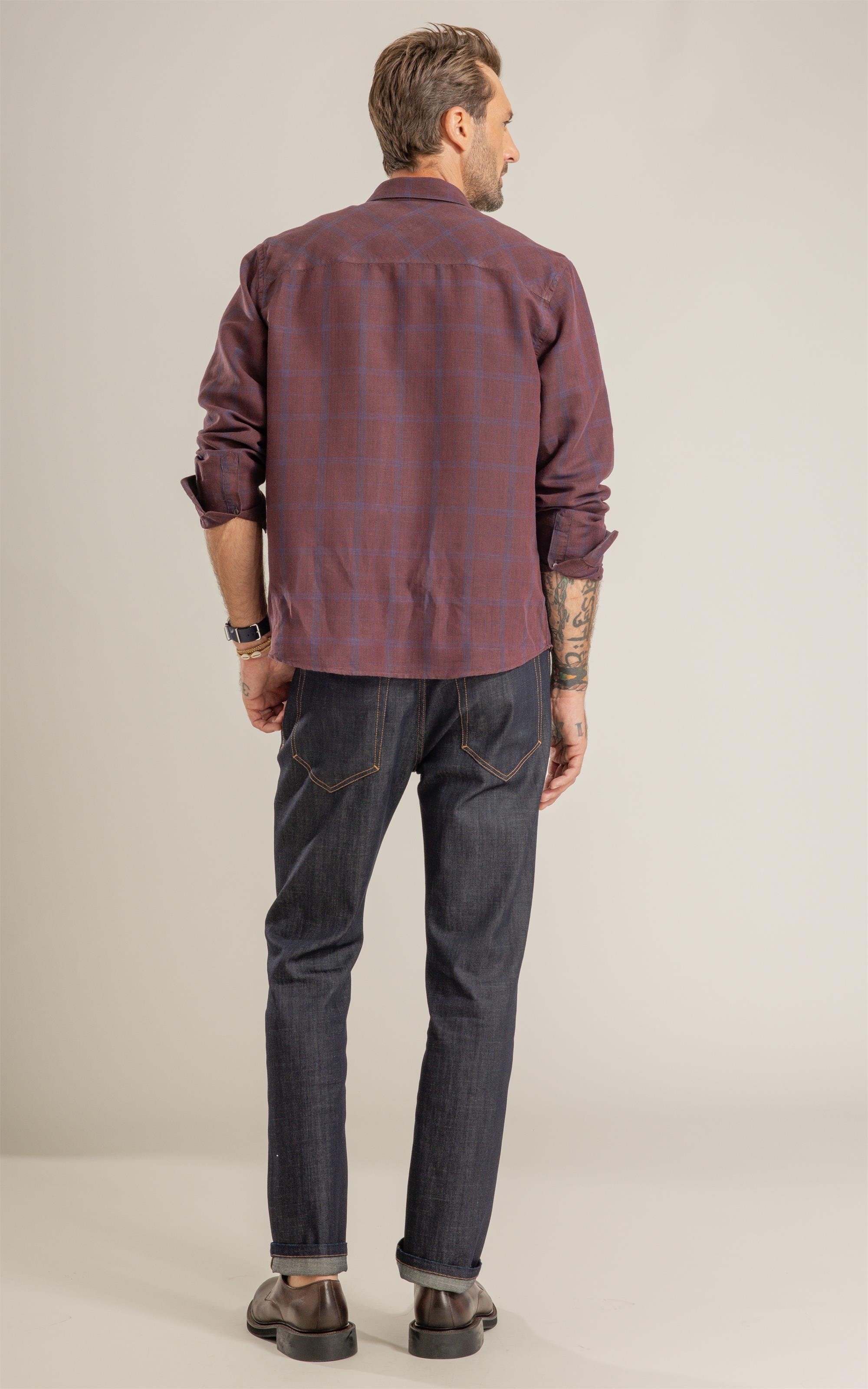 Camisa Linho Blend Xadrez Edson Cafe