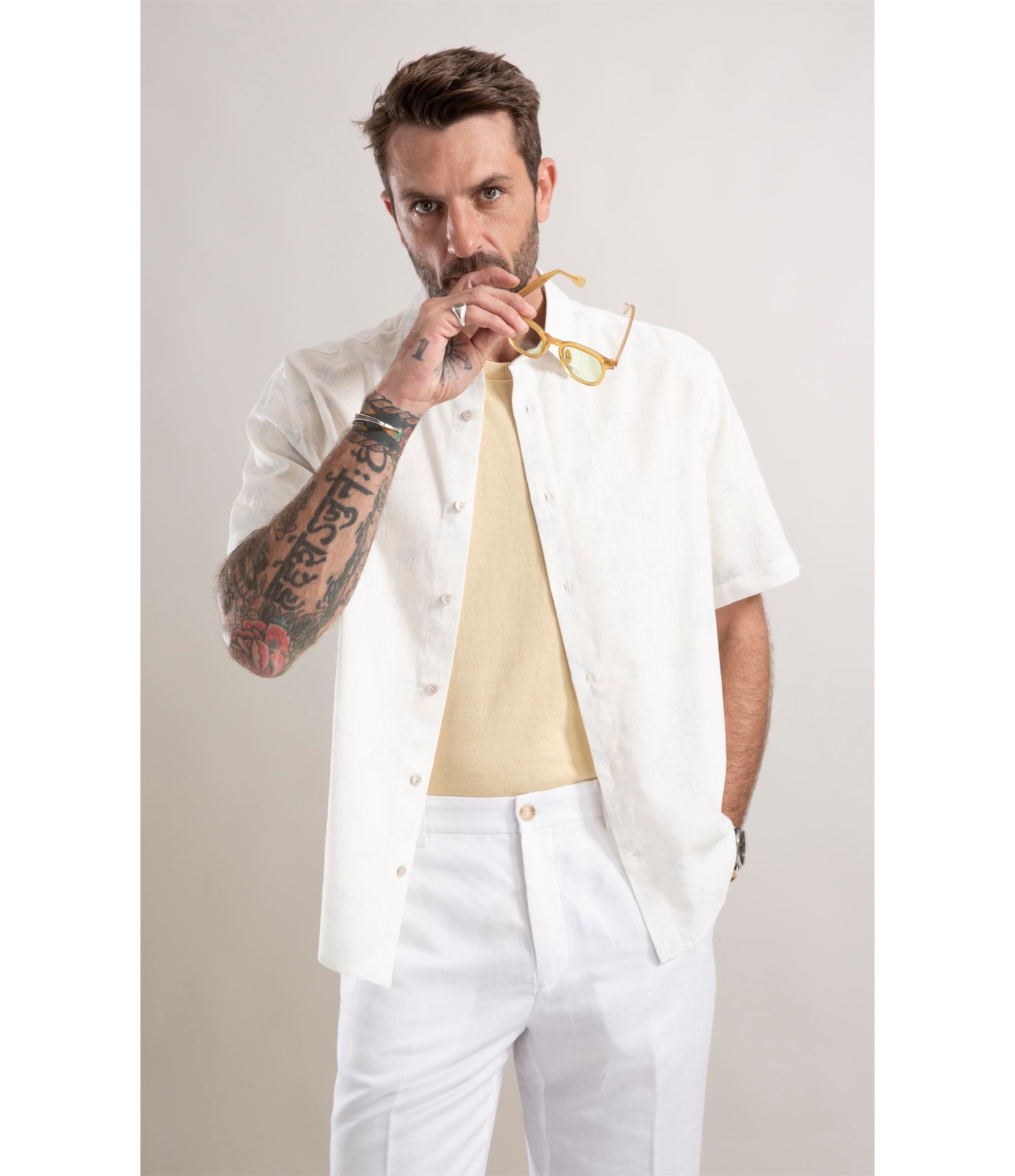 Camisa Linho Branco