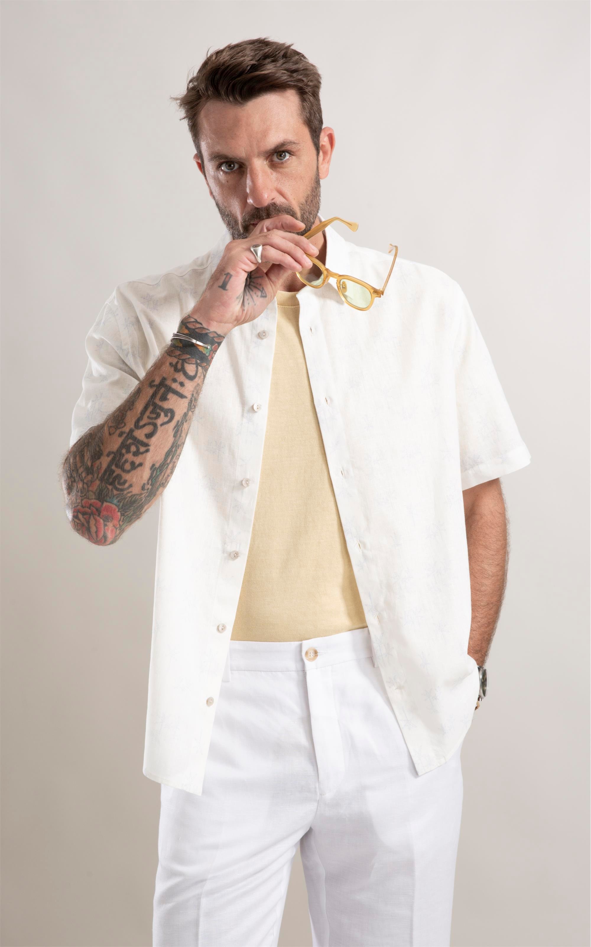 Camisa Linho Branco
