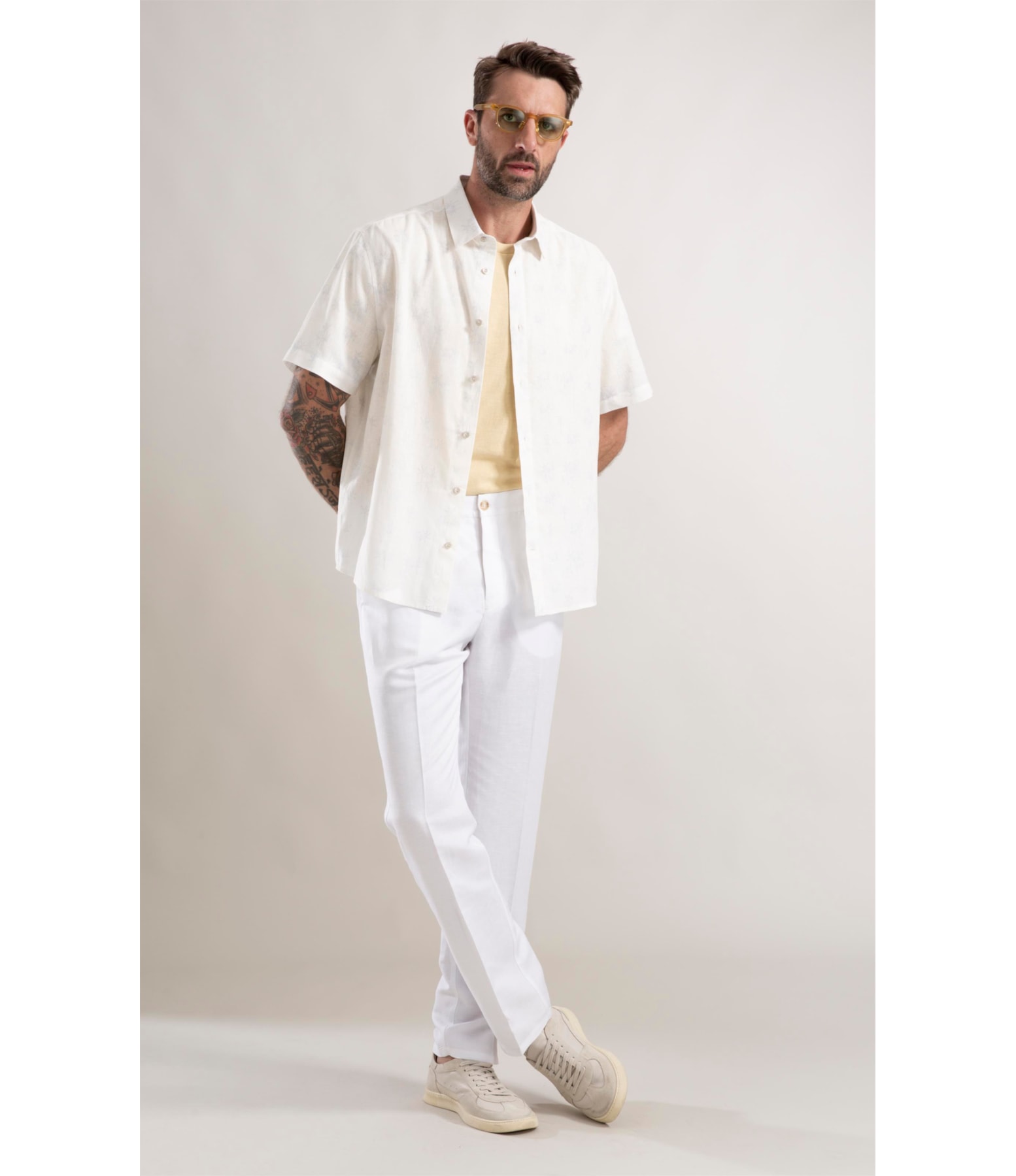 Camisa Linho Branco