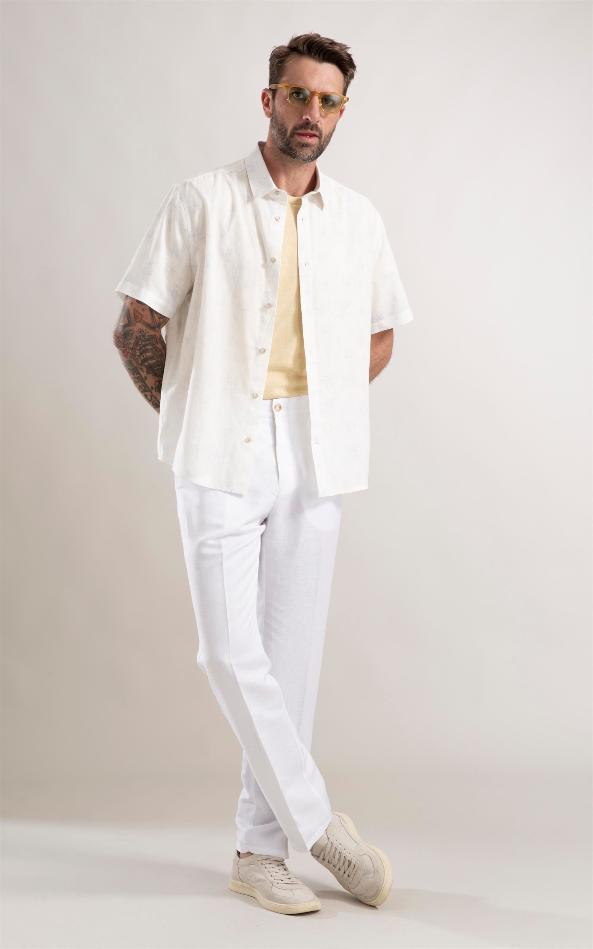 Camisa Linho Branco