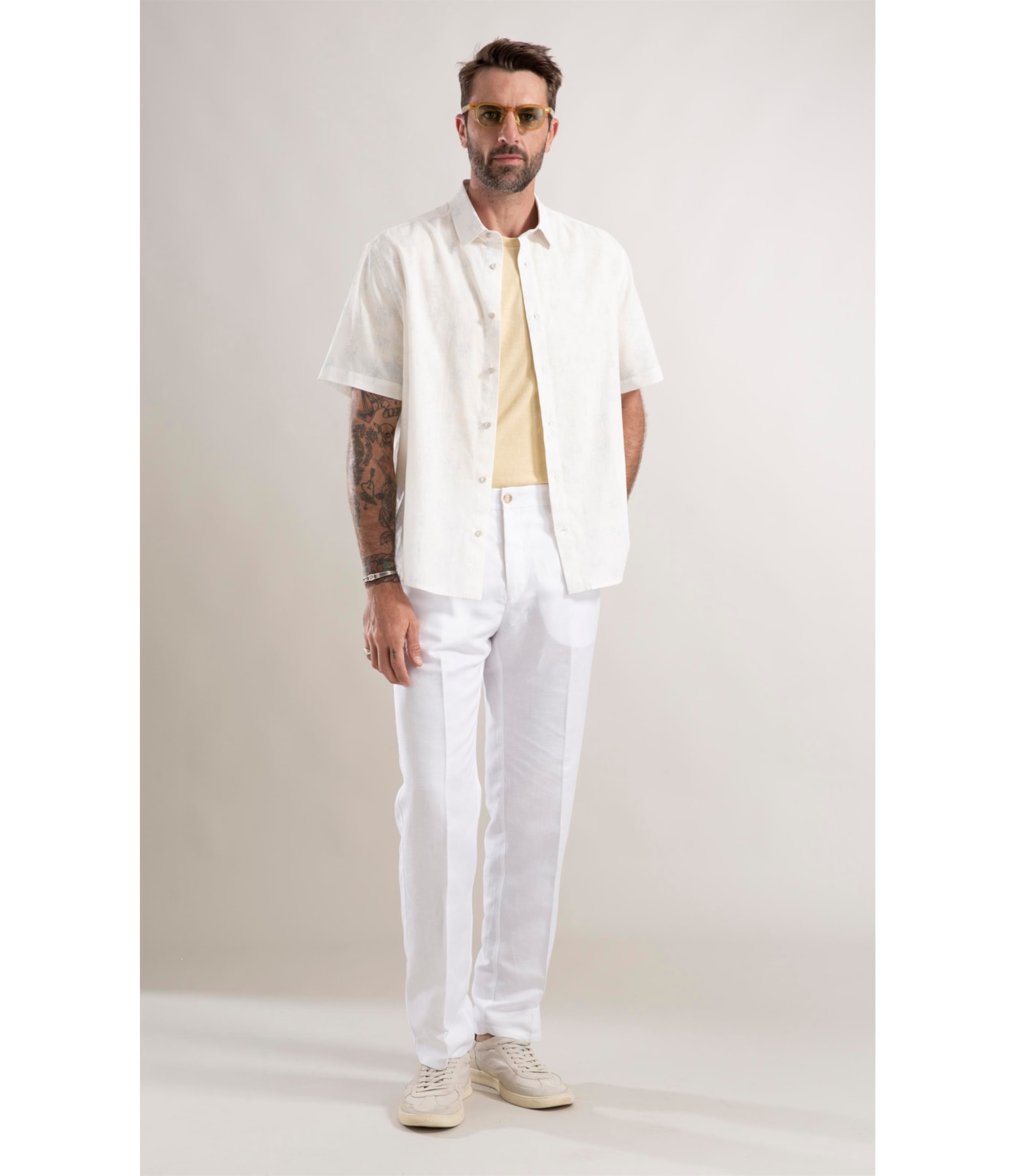 Camisa Linho Branco