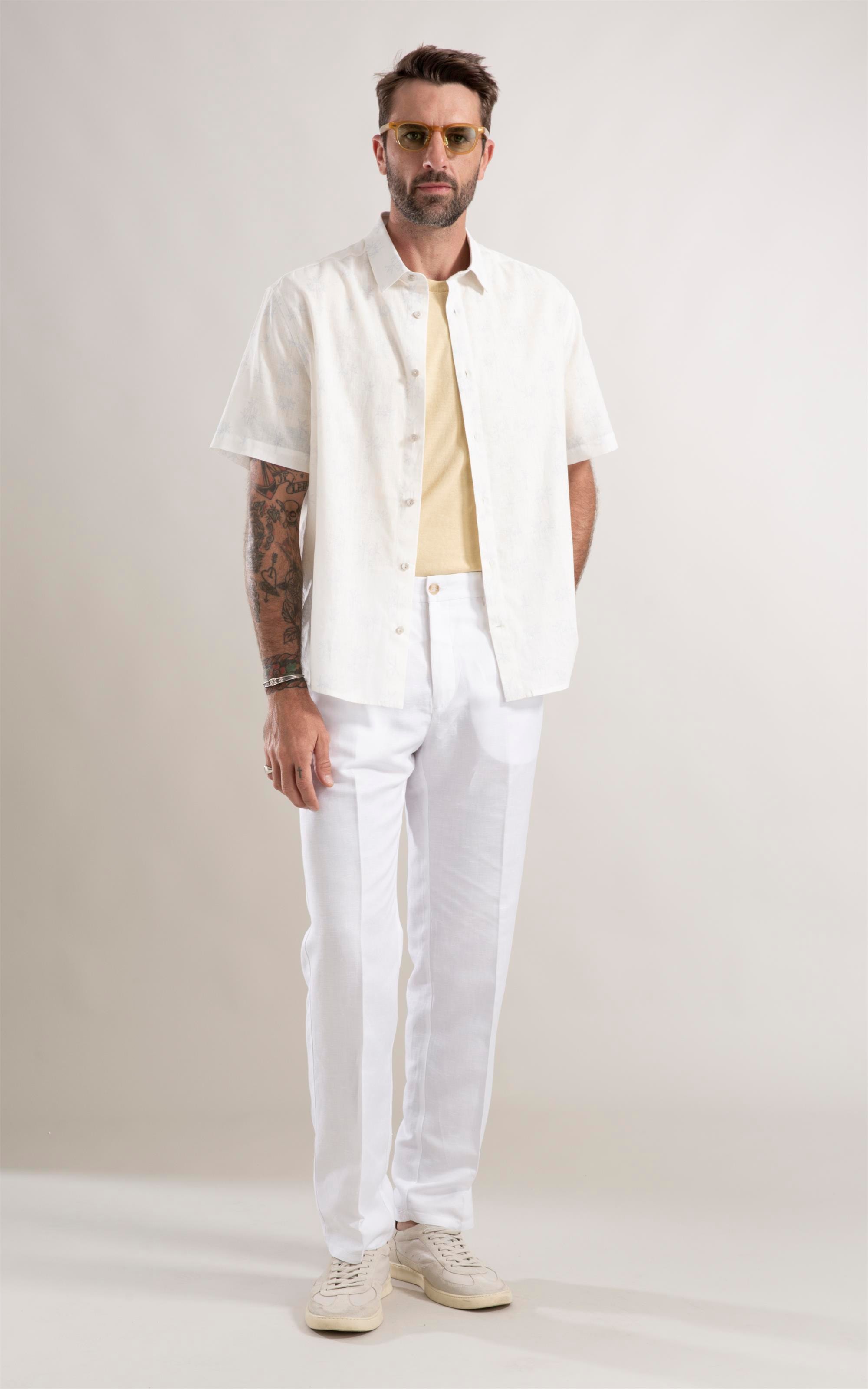 Camisa Linho Branco