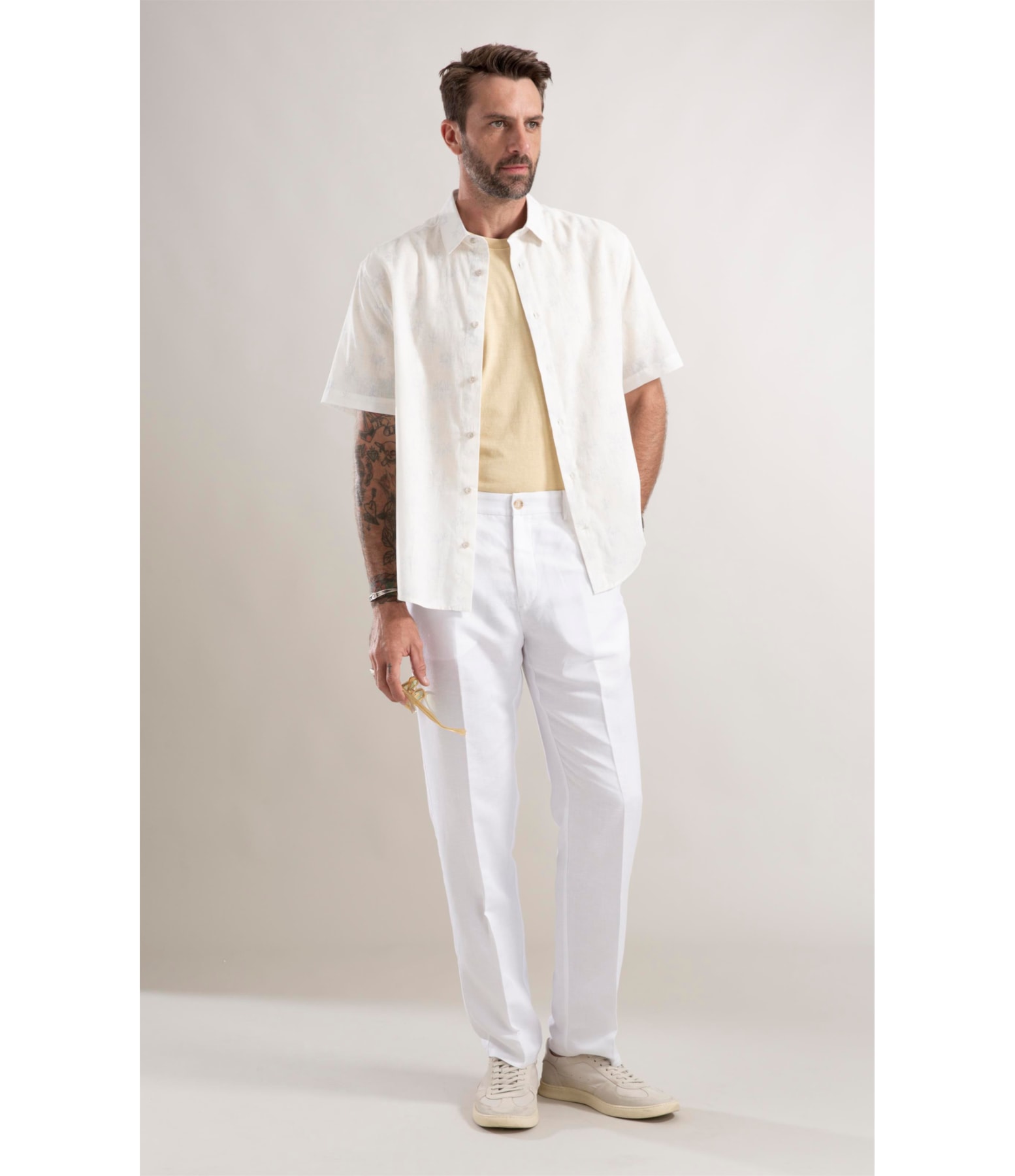 Camisa Linho Branco