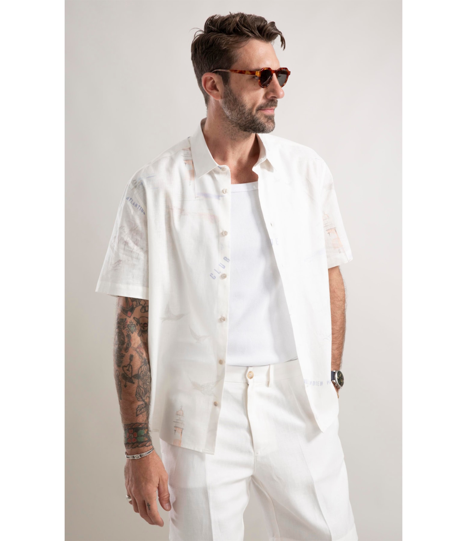 Camisa Linho Branco