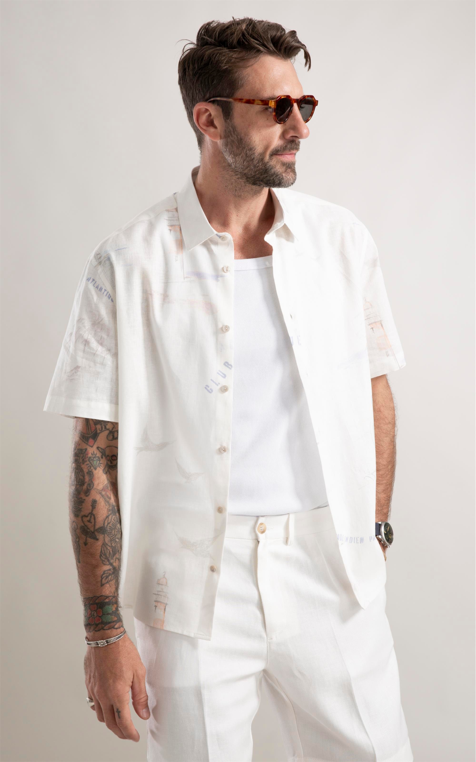 Camisa Linho Branco
