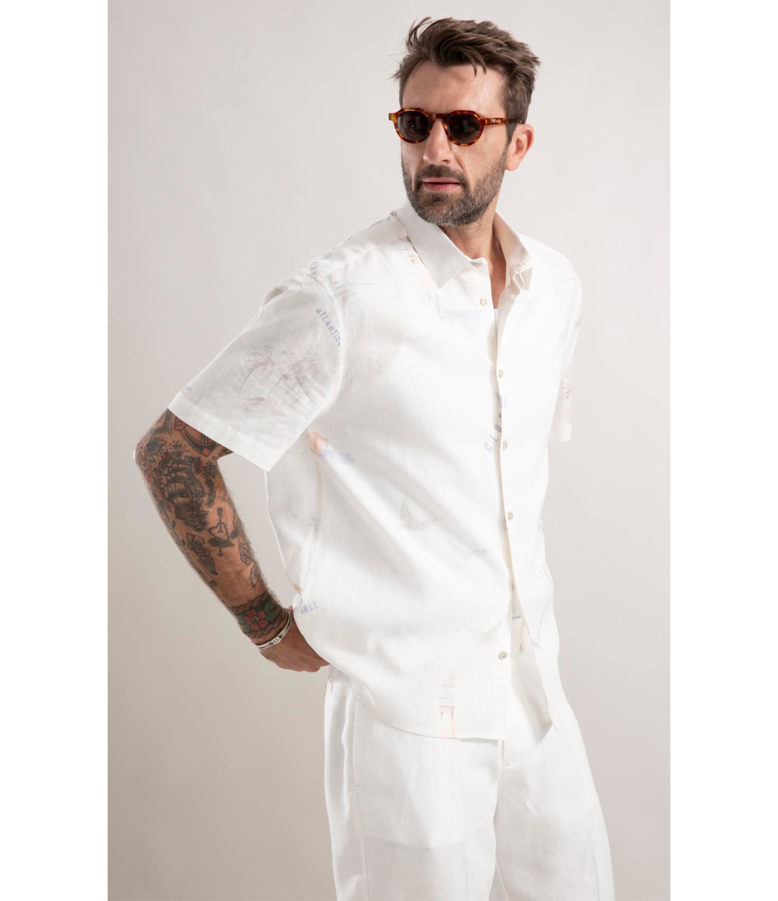 Camisa Linho Branco
