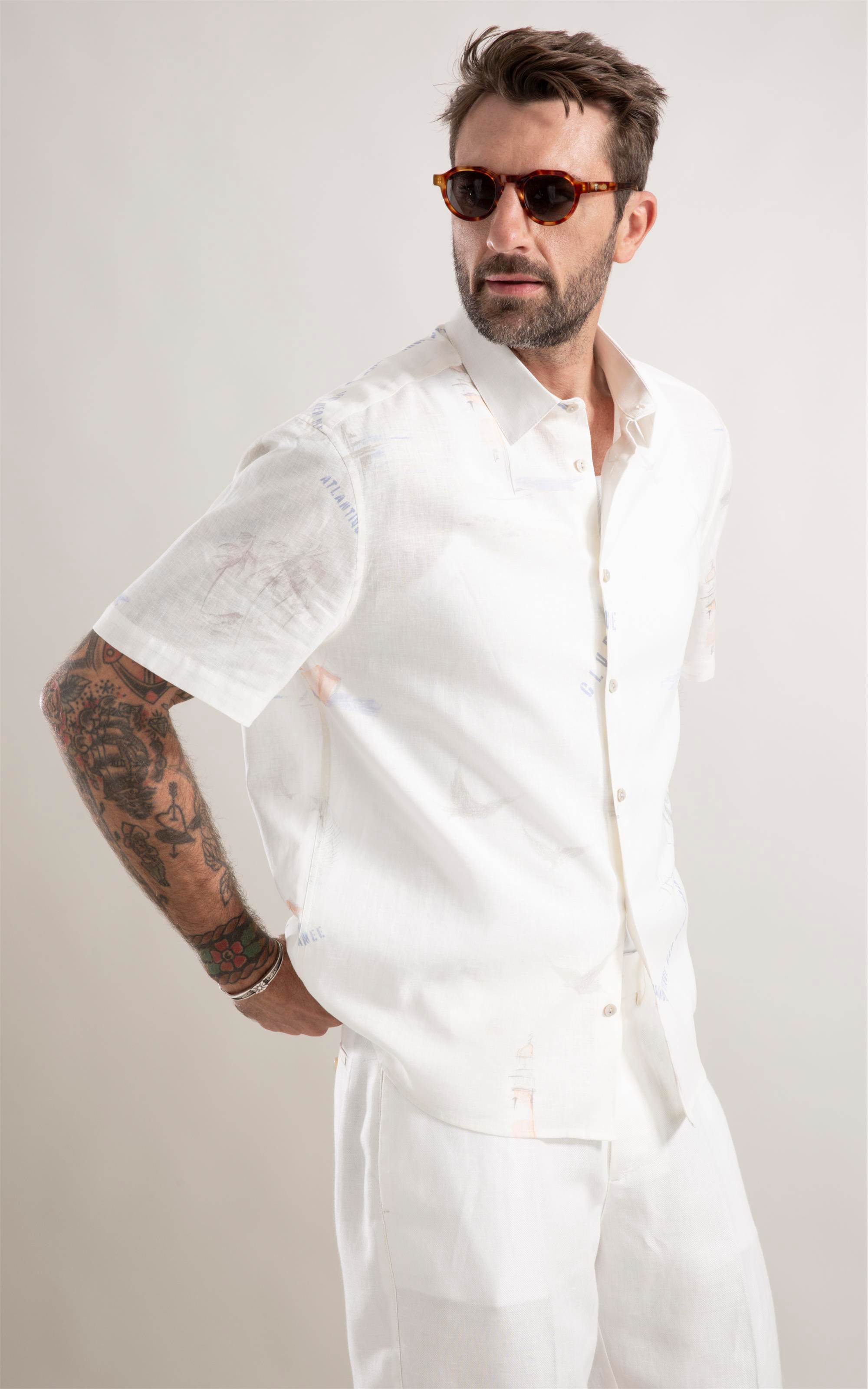 Camisa Linho Branco
