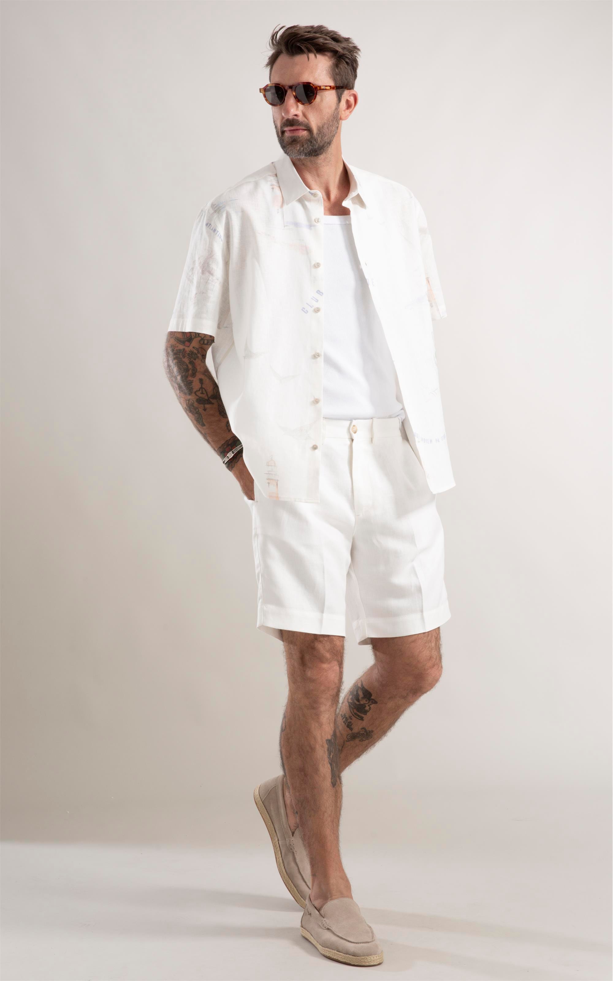 Camisa Linho Branco
