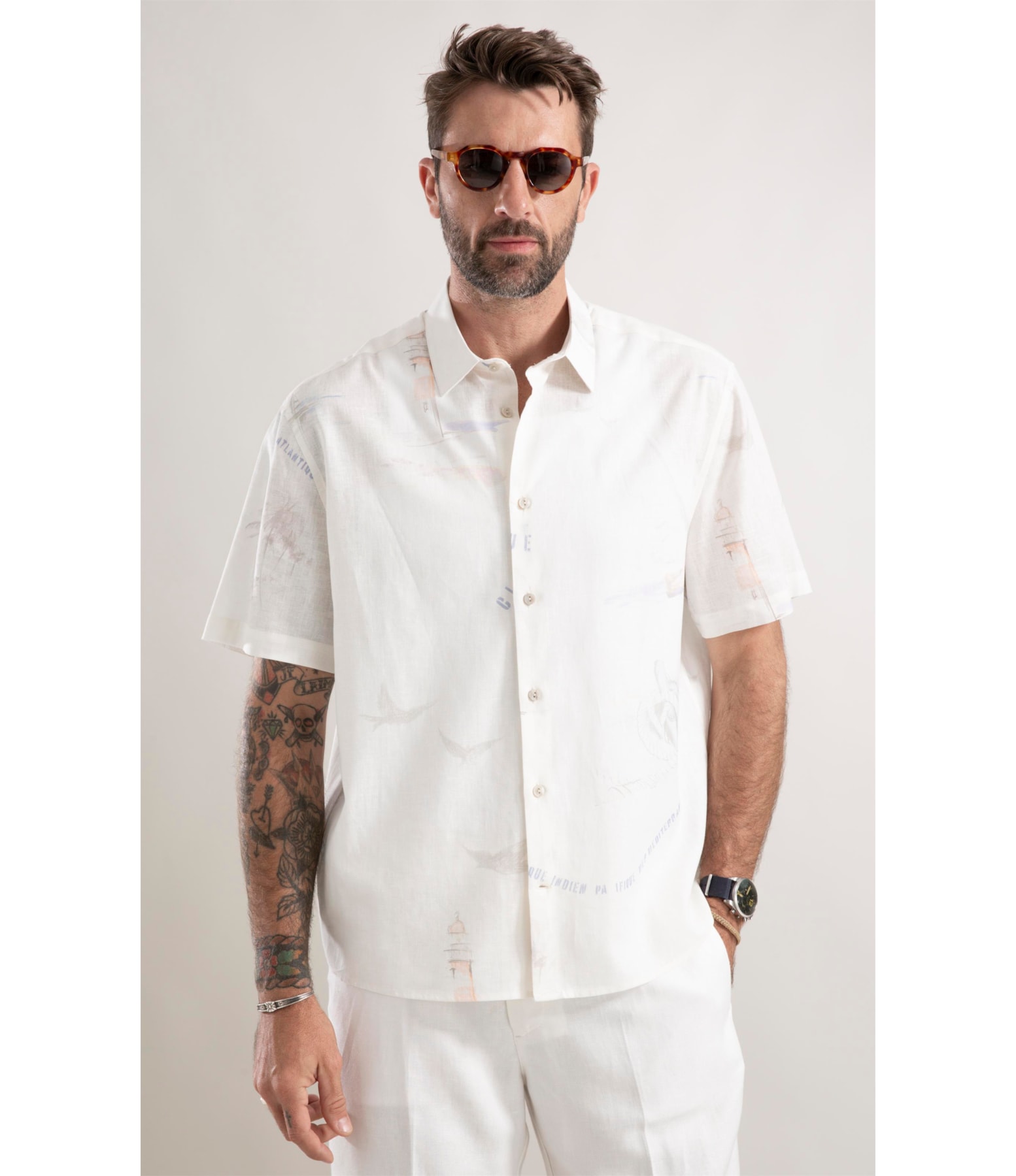 Camisa Linho Branco