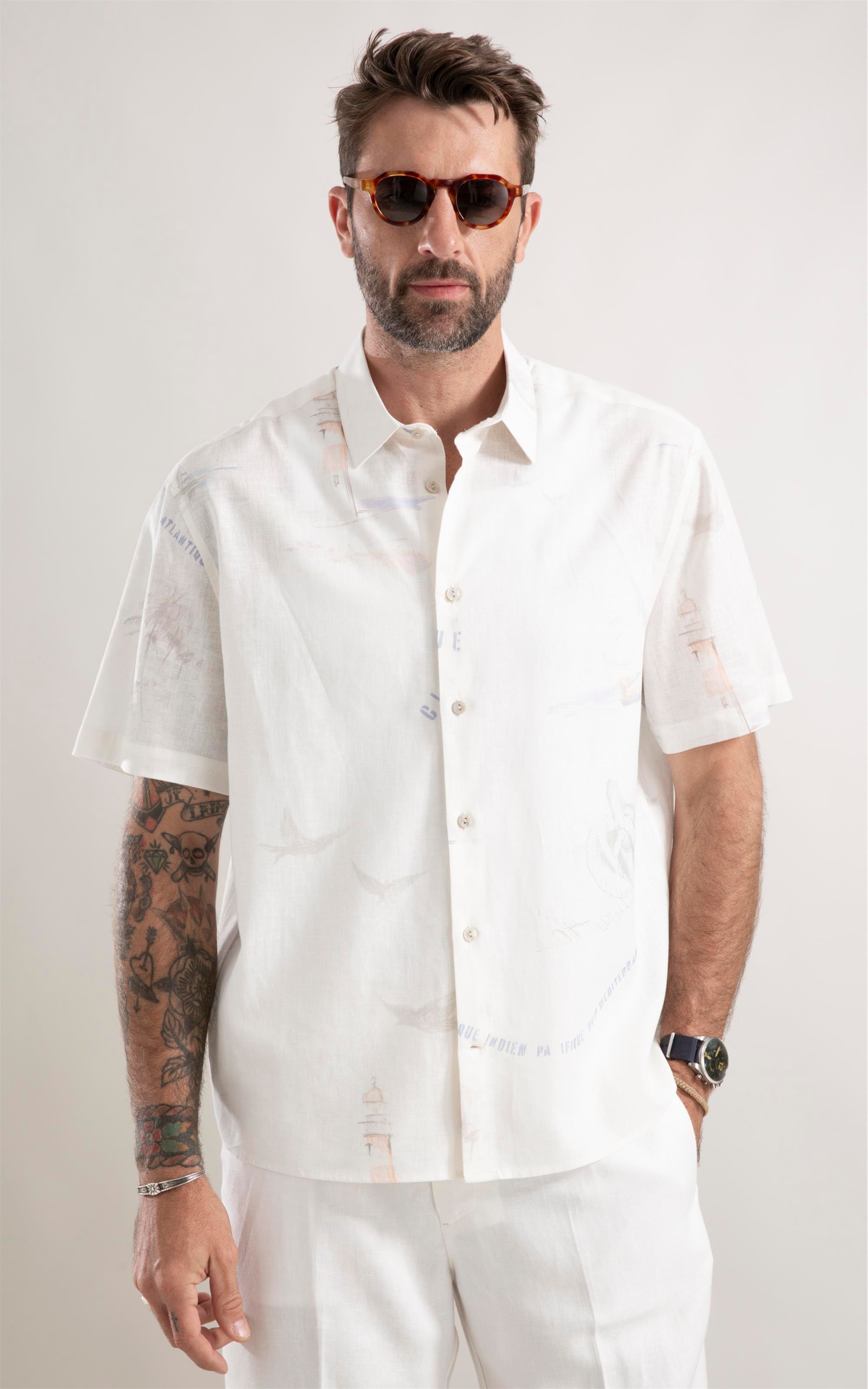 Camisa Linho Branco