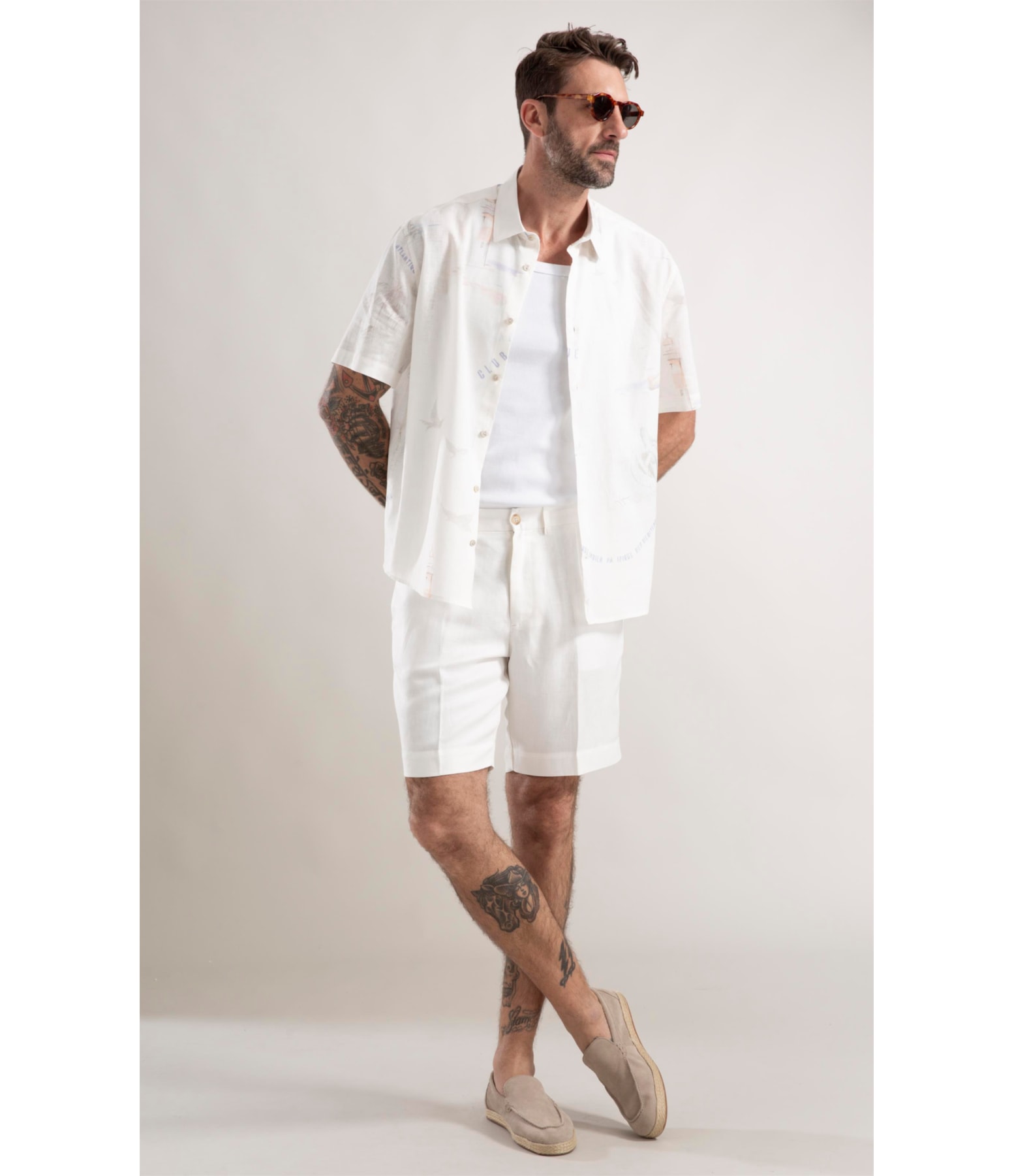 Camisa Linho Branco