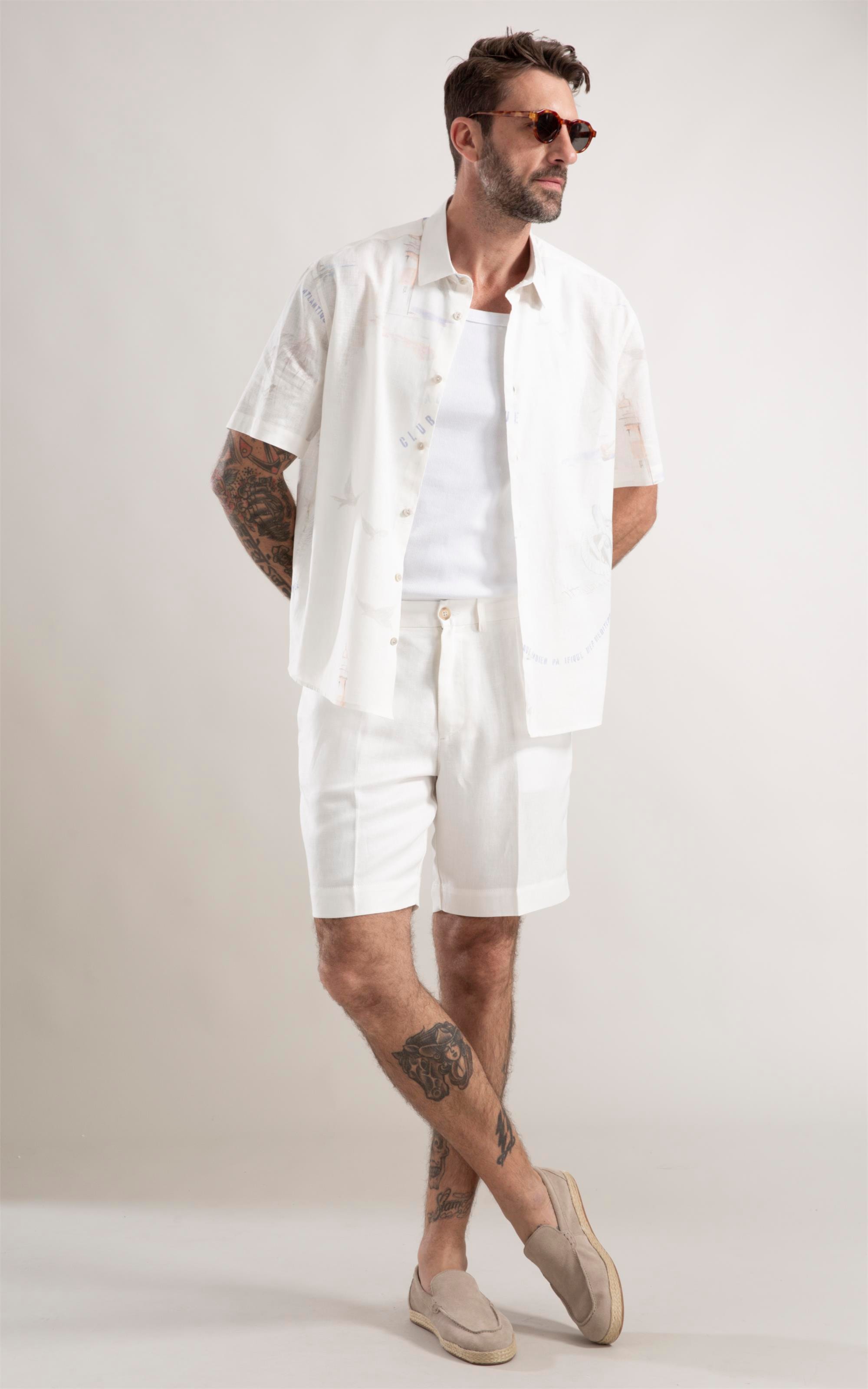 Camisa Linho Branco