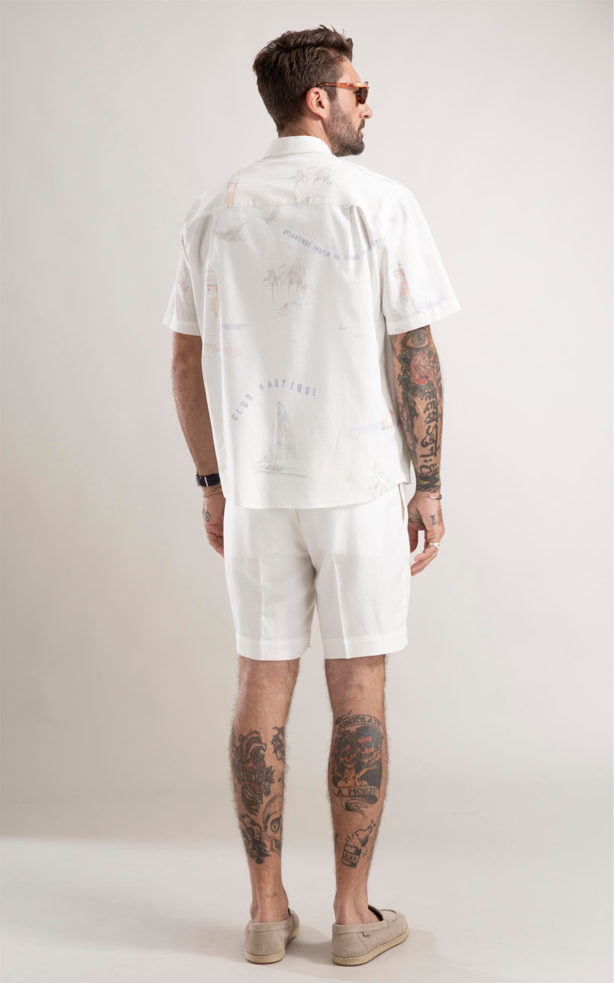 Camisa Linho Branco