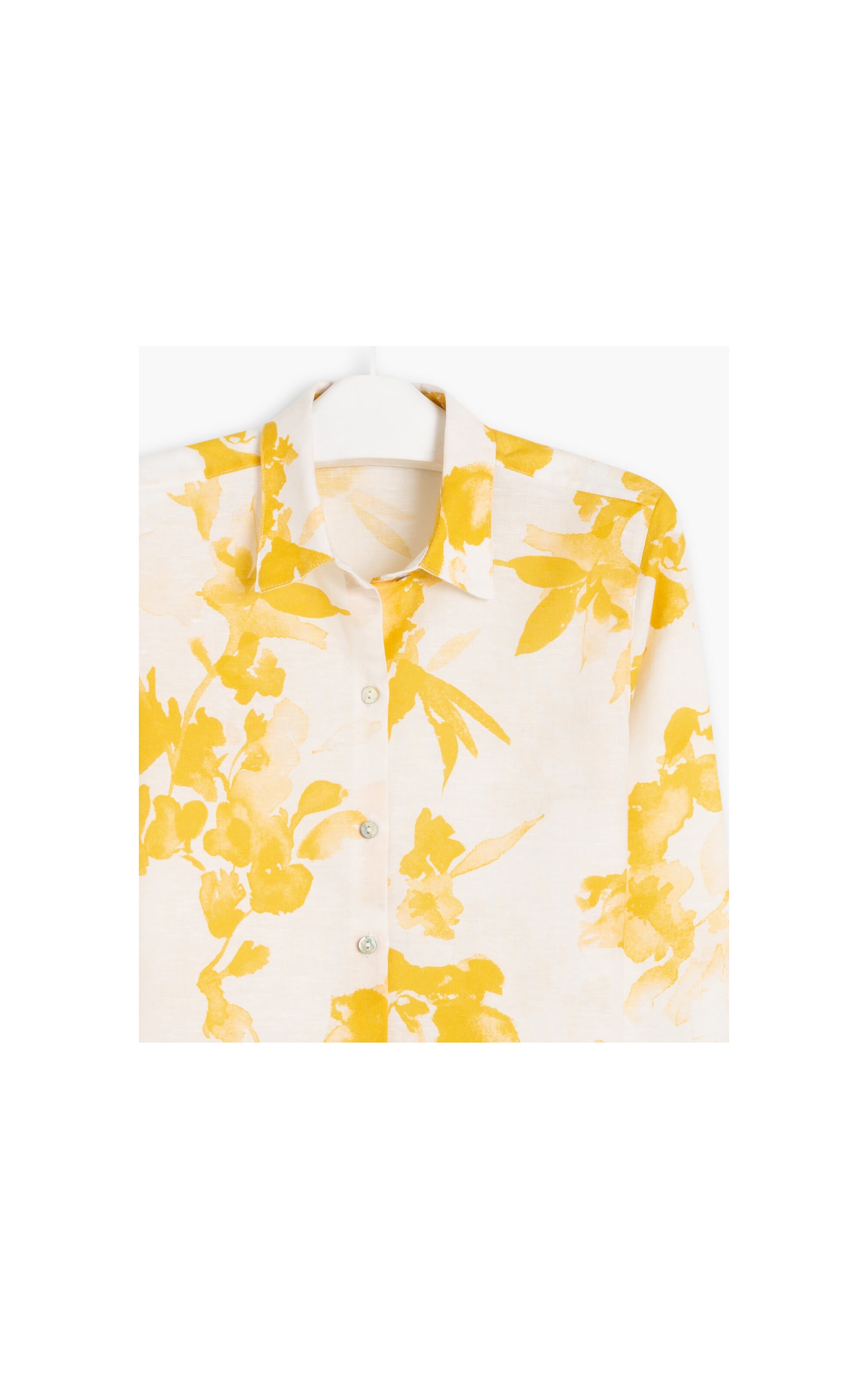 Camisa Linho  Bravus Amarelo