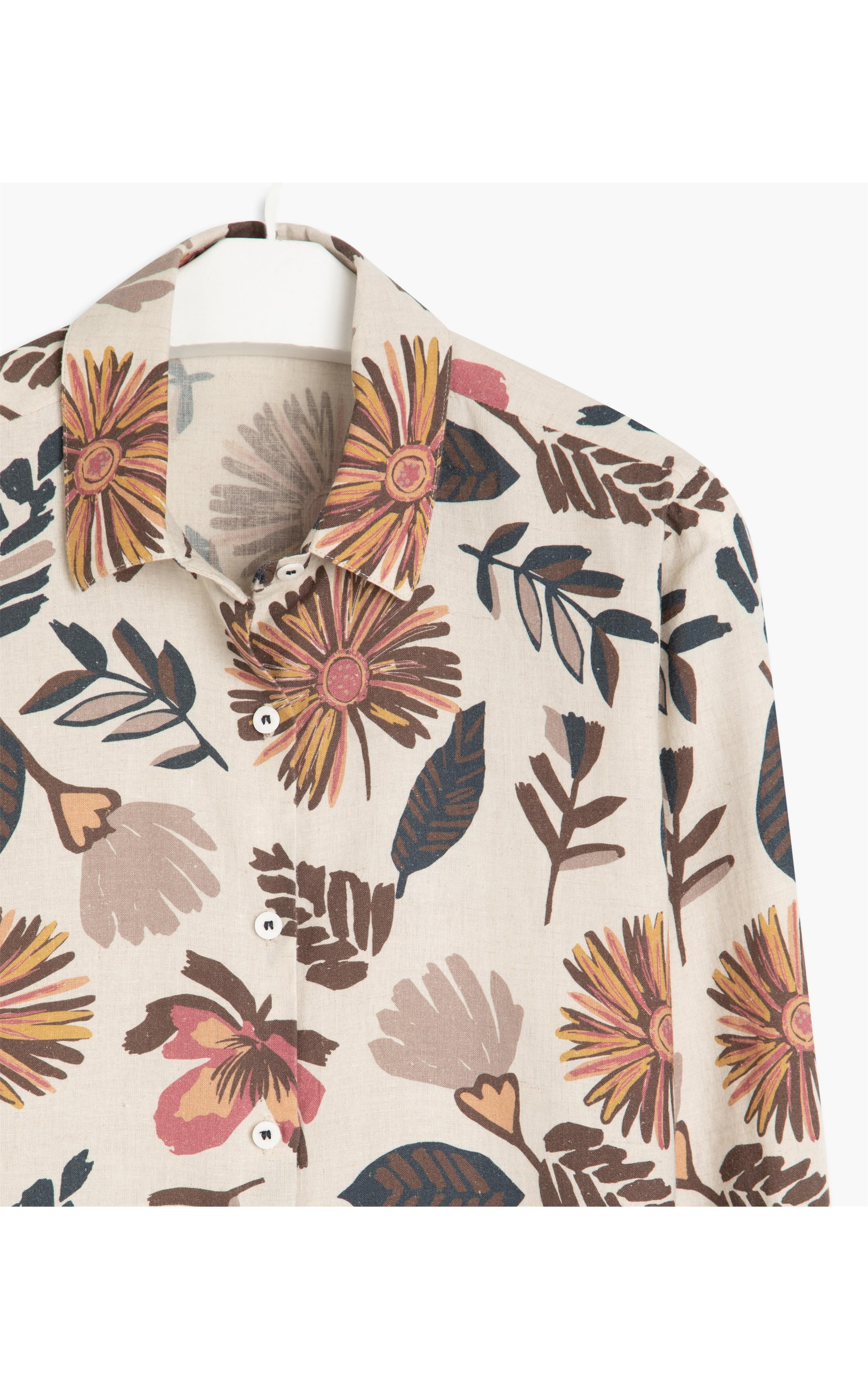Camisa Linho  Bravus Campestre Natural