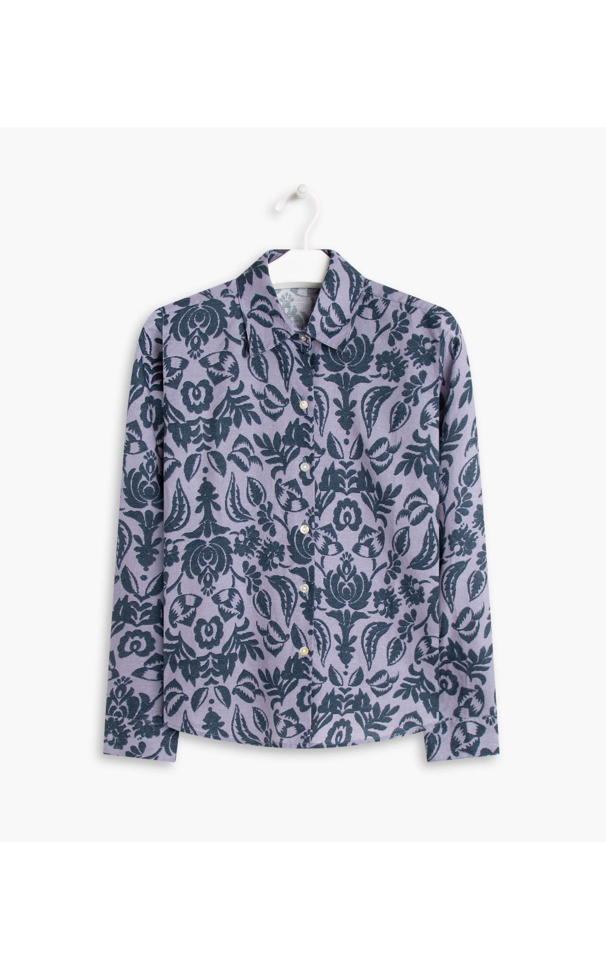 Camisa Linho  Bravus Ikat Frida Marinho