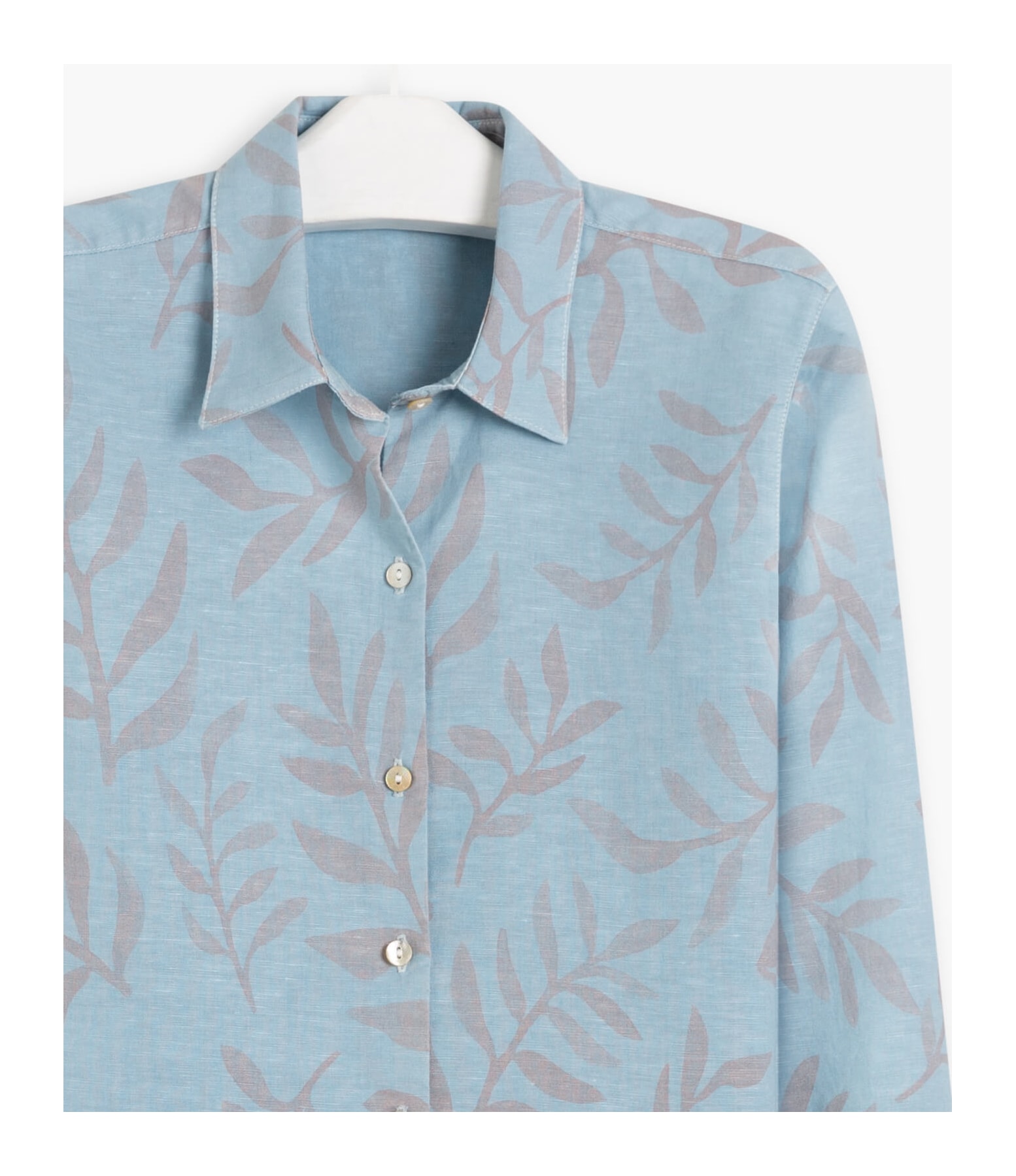 Camisa Linho  Bravus Kairo Azul Chofer