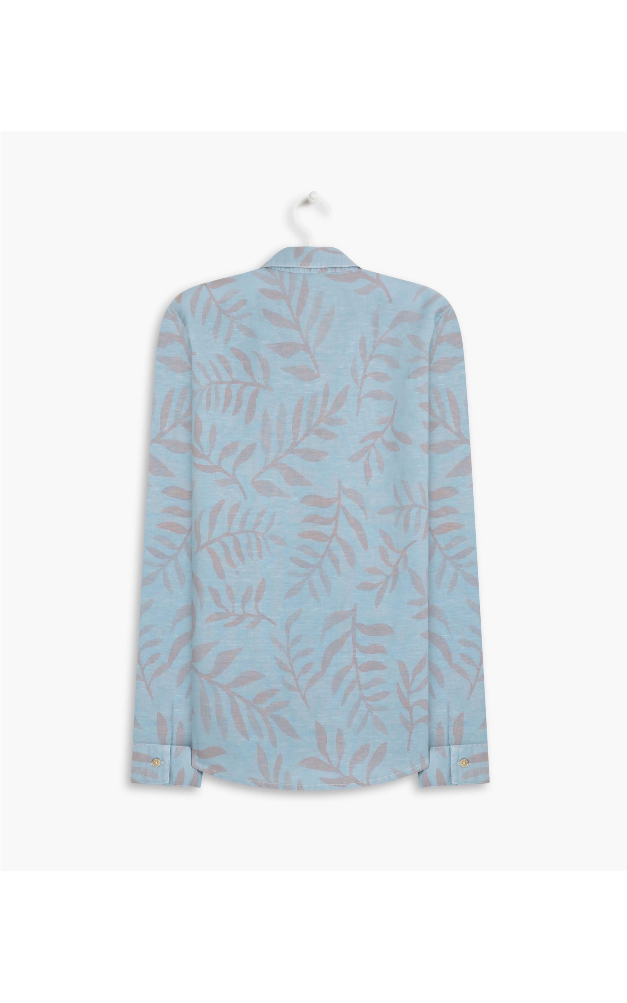 Camisa Linho  Bravus Kairo Azul Chofer
