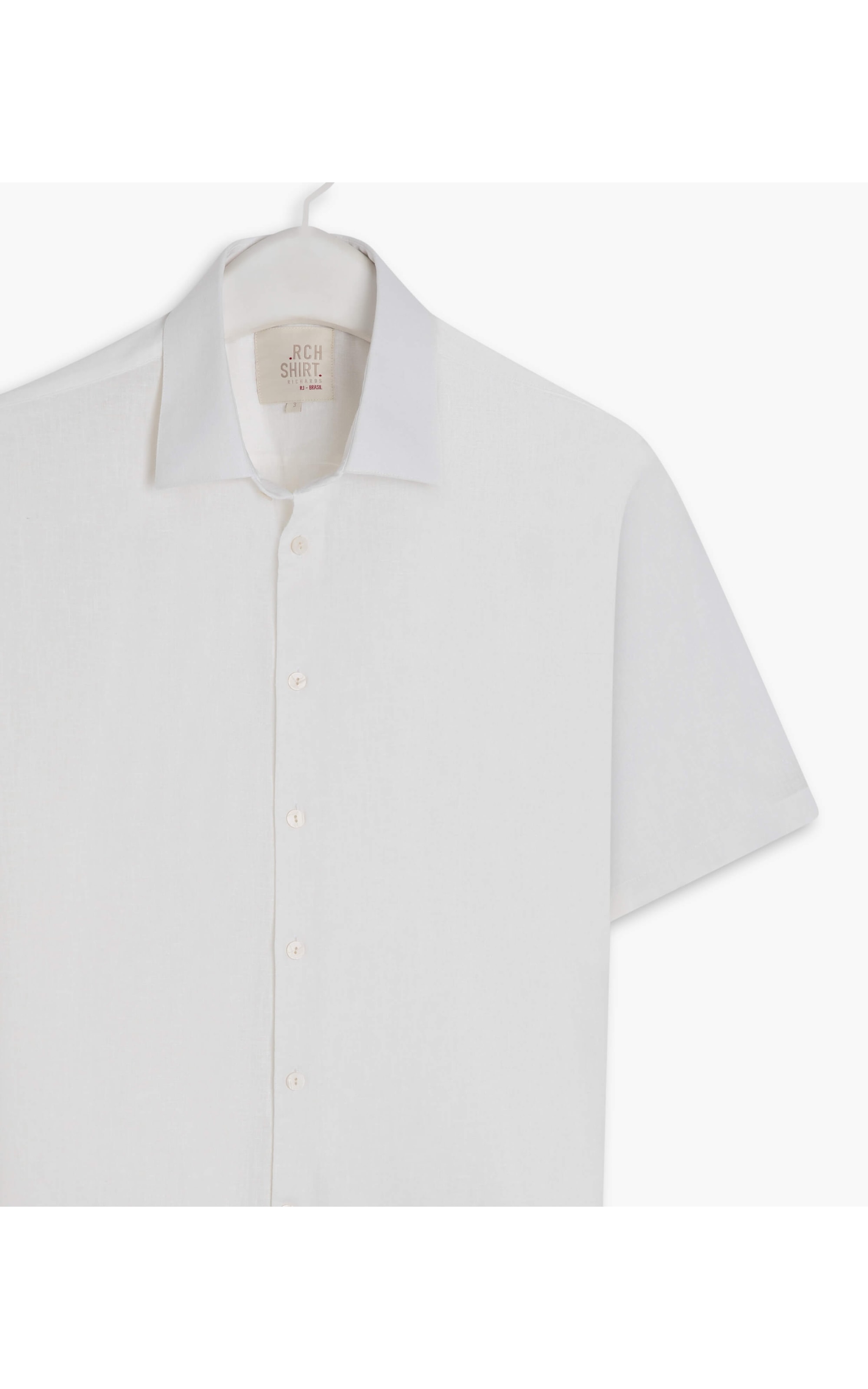 Camisa Linho  Cambraia Uni Mc Branco