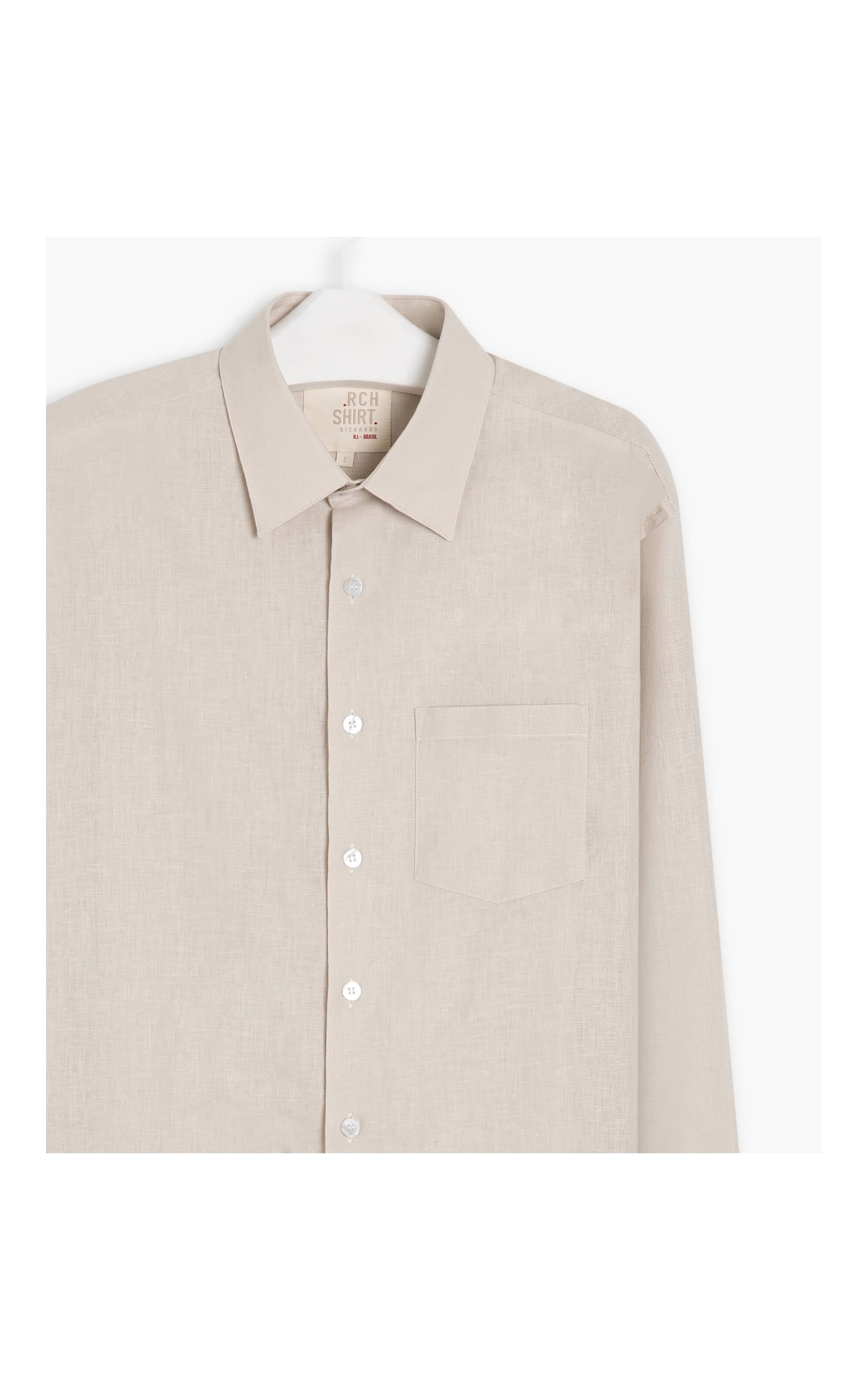 Camisa Linho  Cambraia Uni Ml )