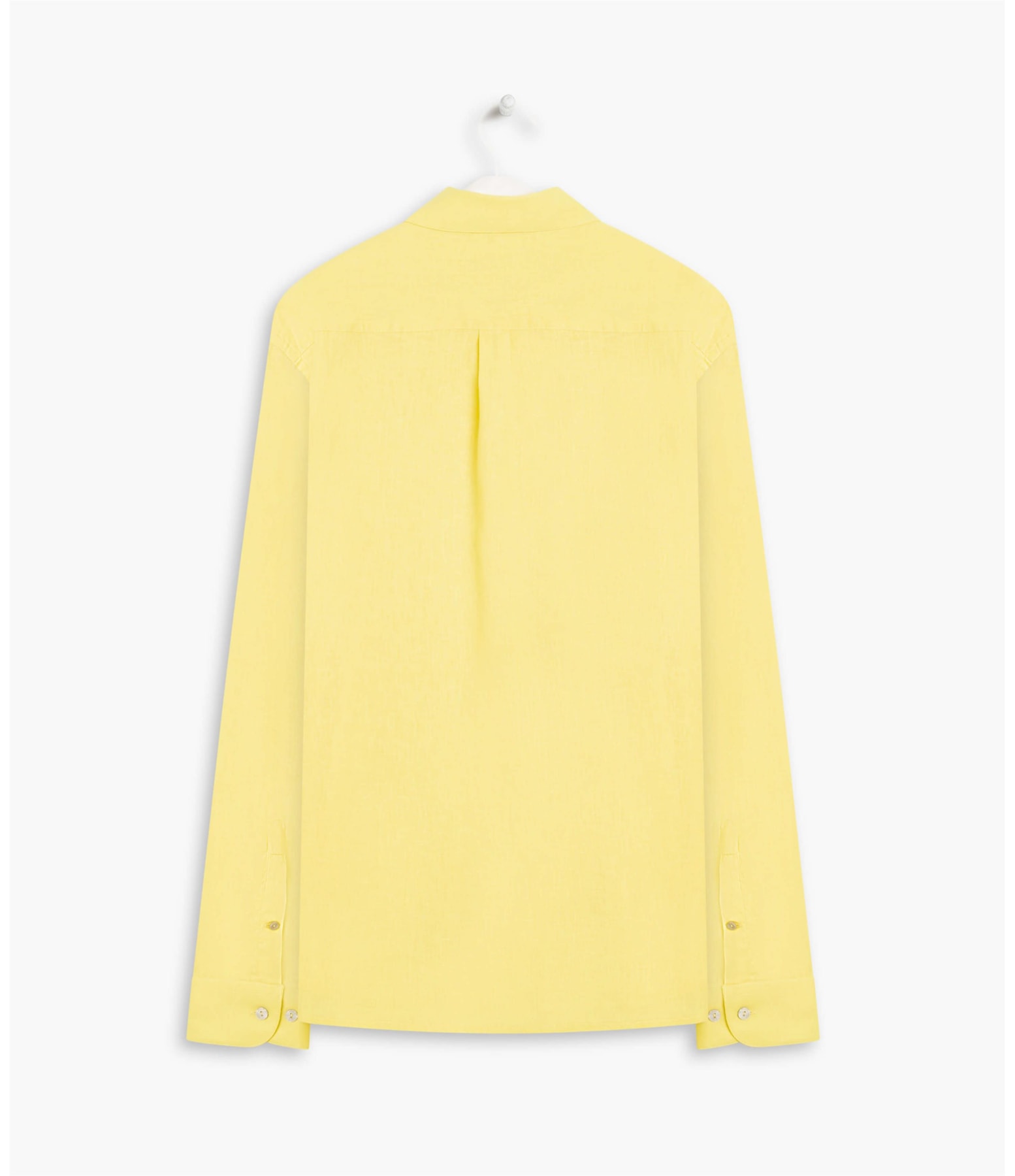 Camisa Linho  Cambraia Uni Ml Amarelo