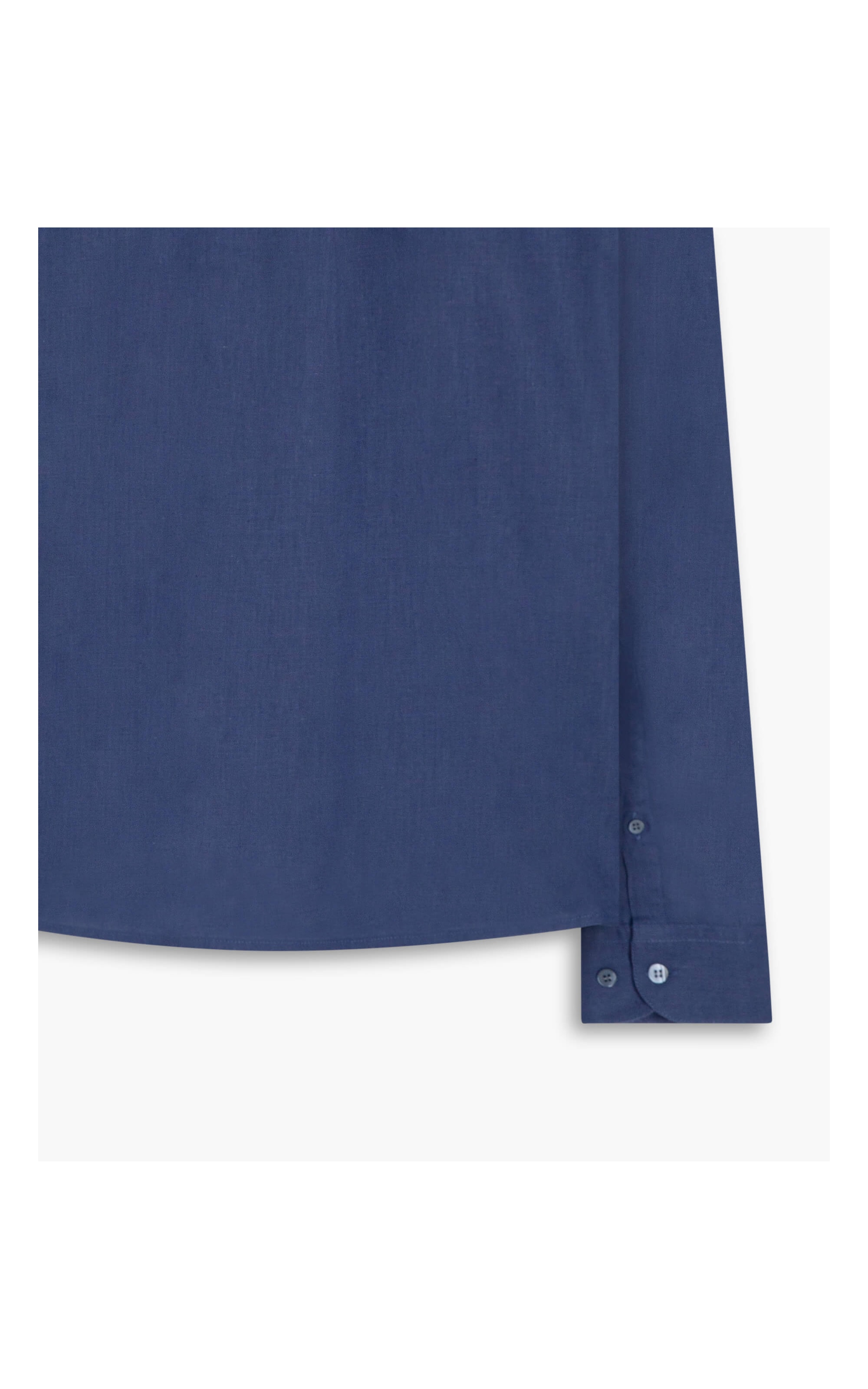 Camisa Linho  Cambraia Uni Ml Azul Jeans