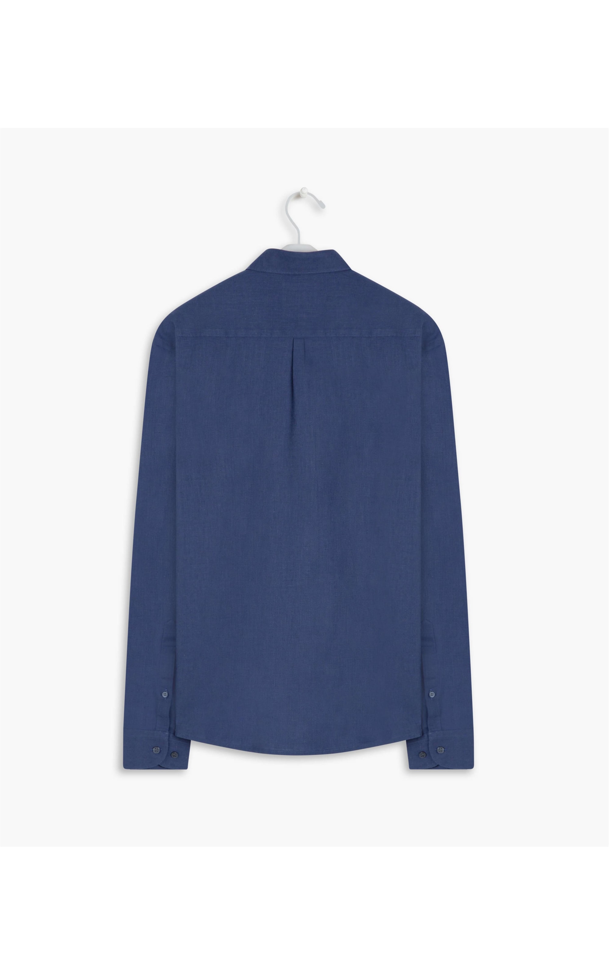 Camisa Linho  Cambraia Uni Ml Azul Jeans