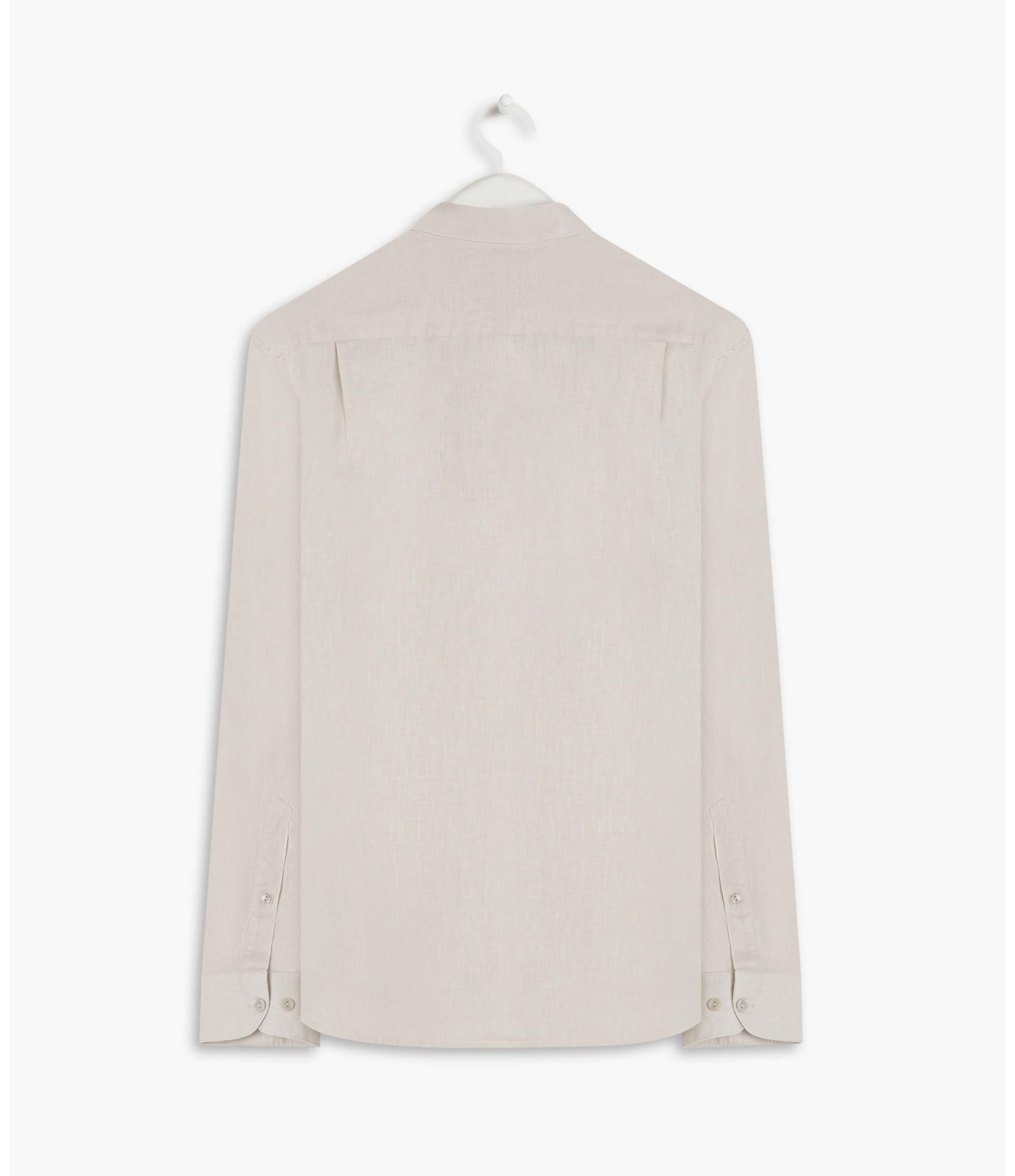 Camisa Linho  Cambraia Uni Ml Bege