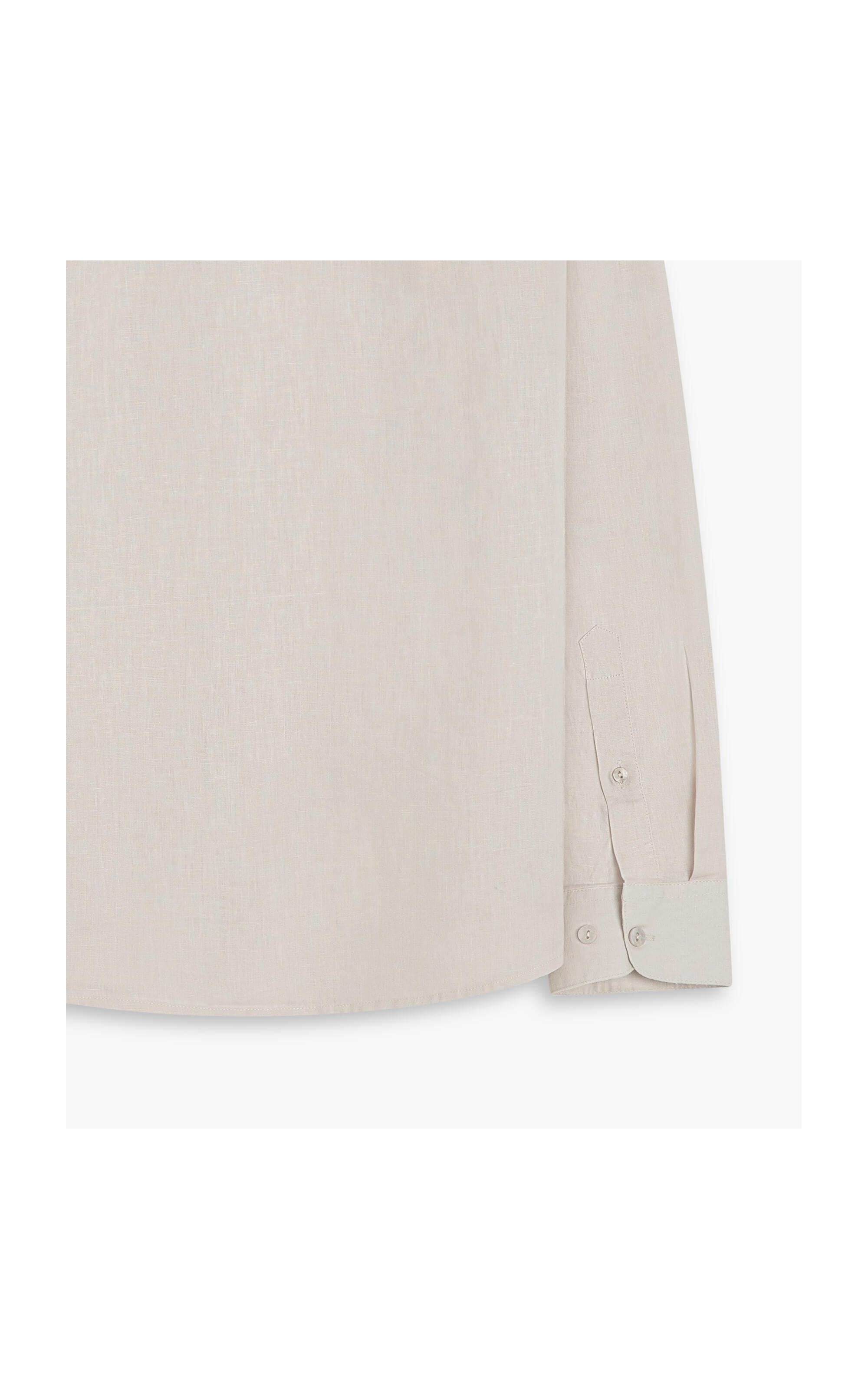Camisa Linho  Cambraia Uni Ml Bege