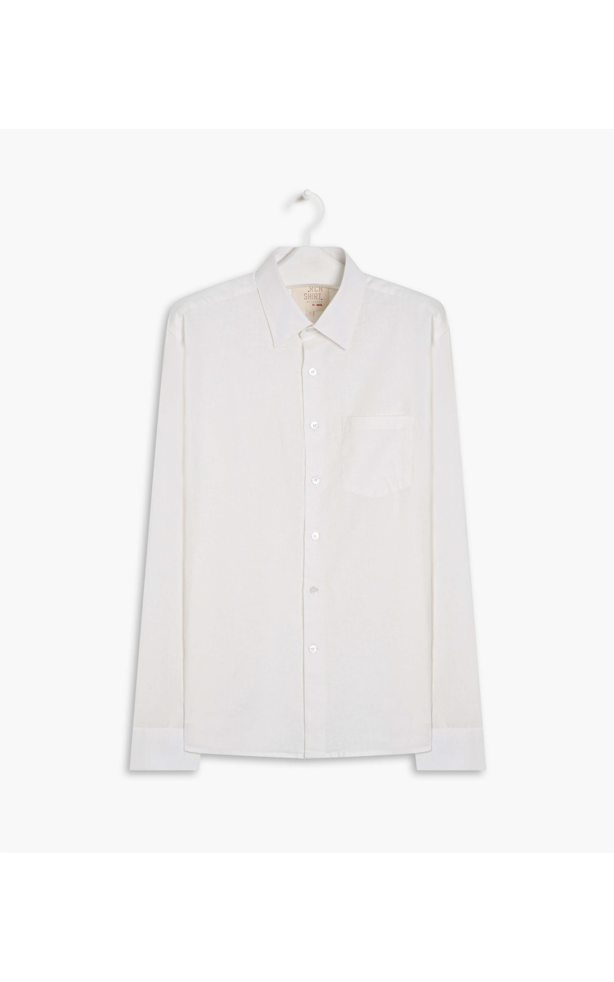 Camisa Linho  Cambraia Uni Ml Branco