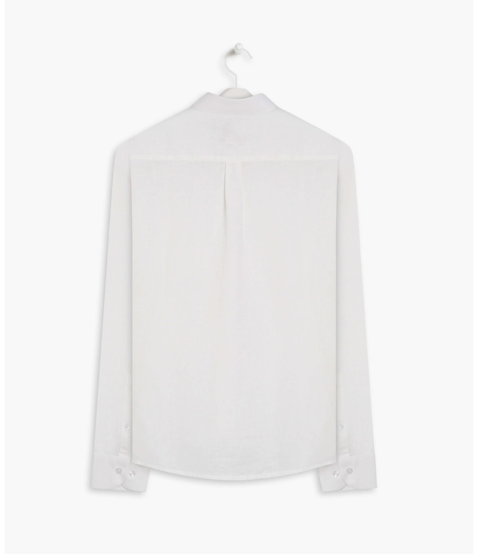Camisa Linho  Cambraia Uni Ml Branco
