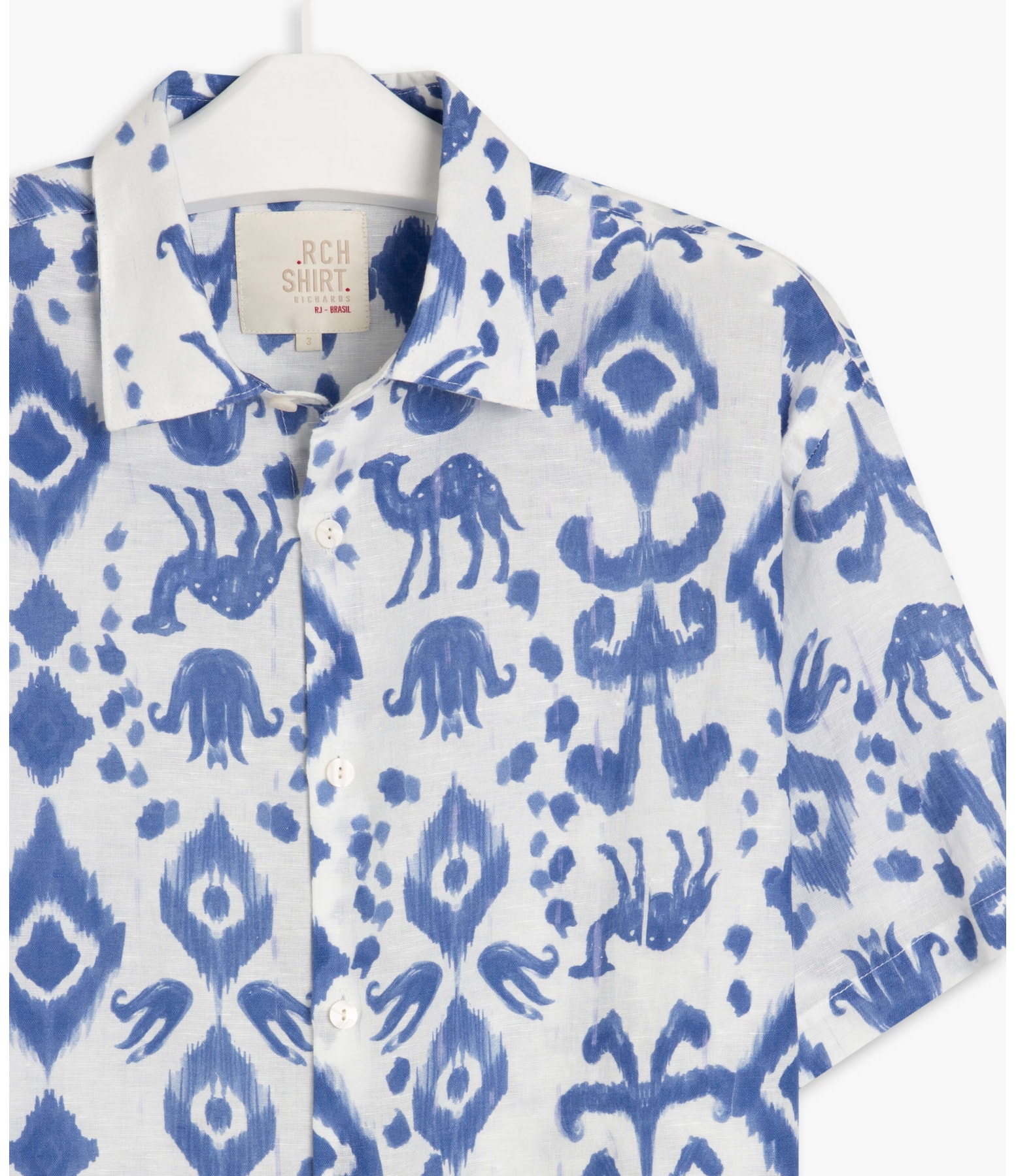 Camisa Linho  Camel Hortencia