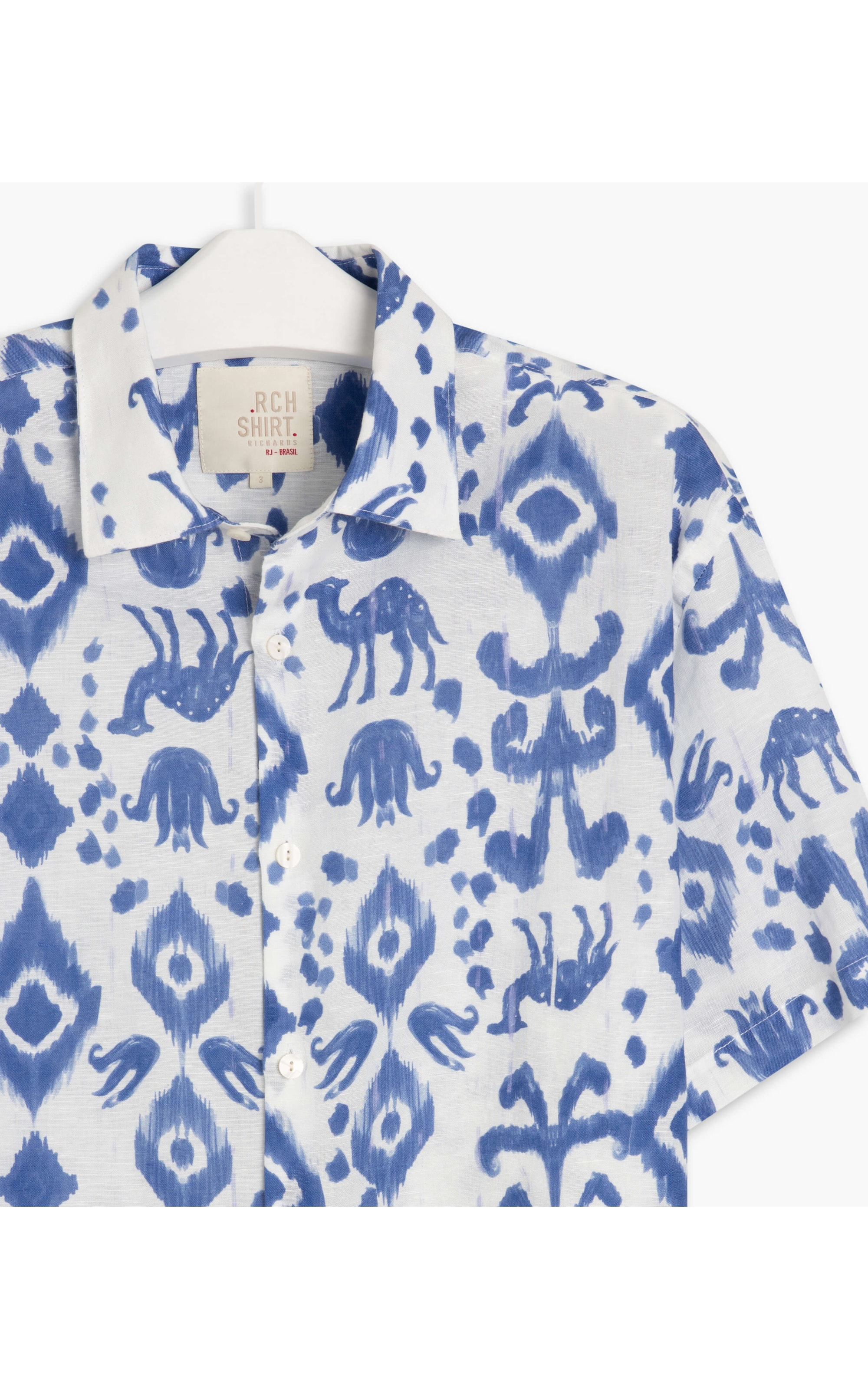 Camisa Linho  Camel Hortencia
